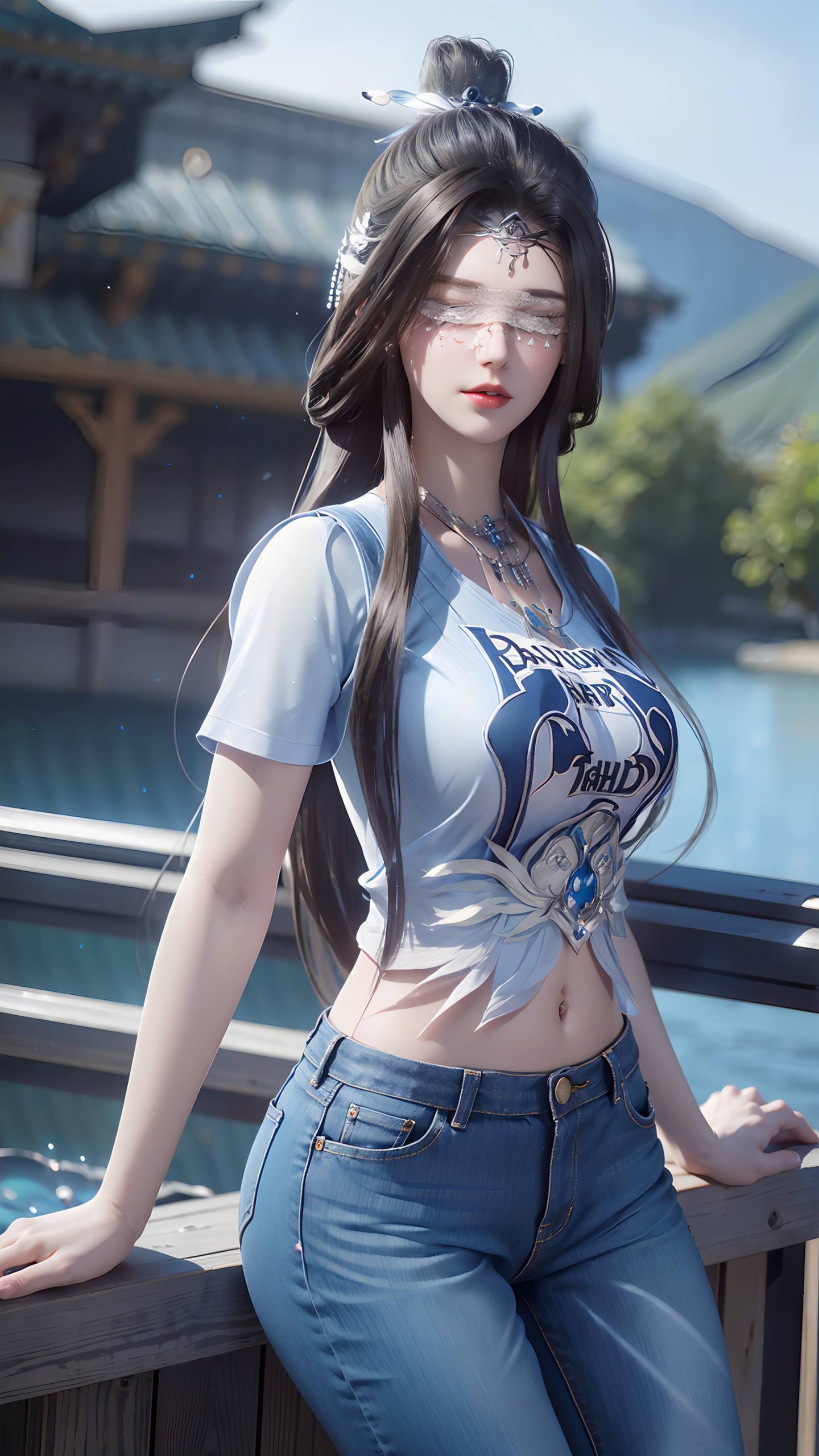 图片[52]-AI绘画 086 仙逆-兰若现代牛仔裤[95P] – 速更版-美库