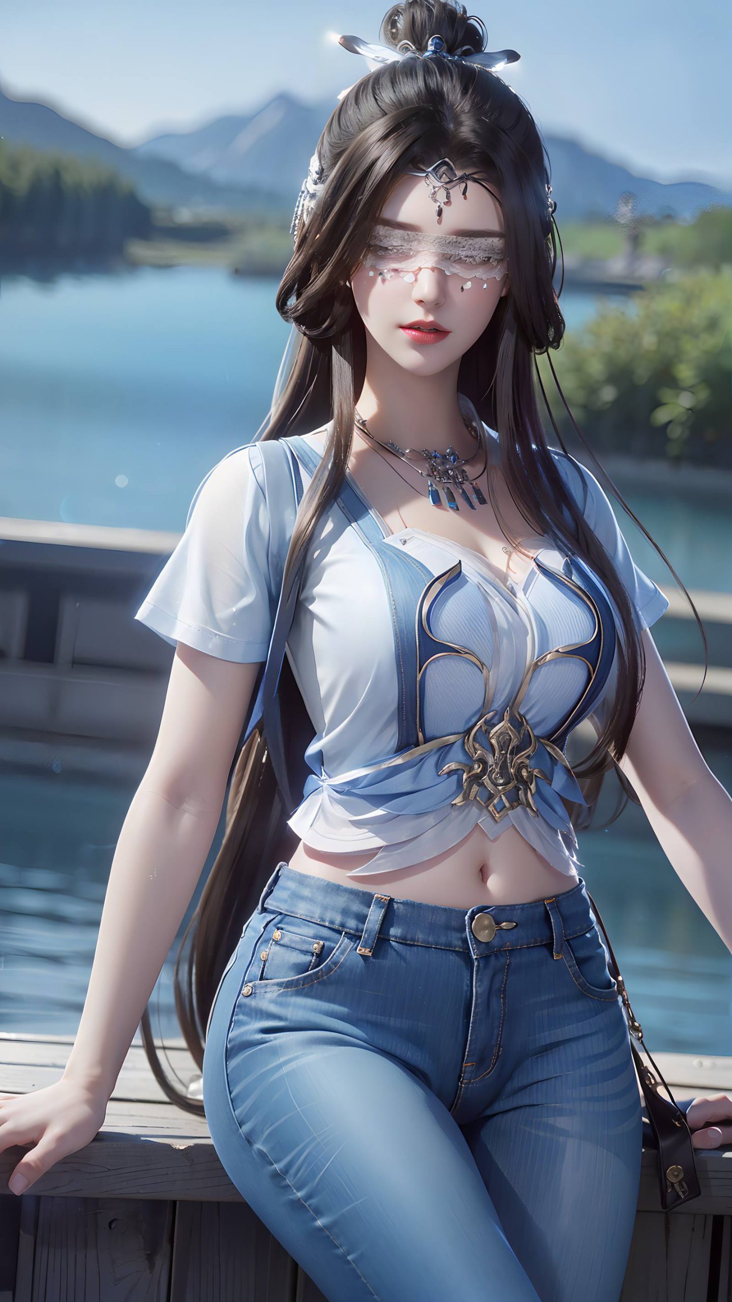 图片[54]-AI绘画 086 仙逆-兰若现代牛仔裤[95P] – 速更版-美库