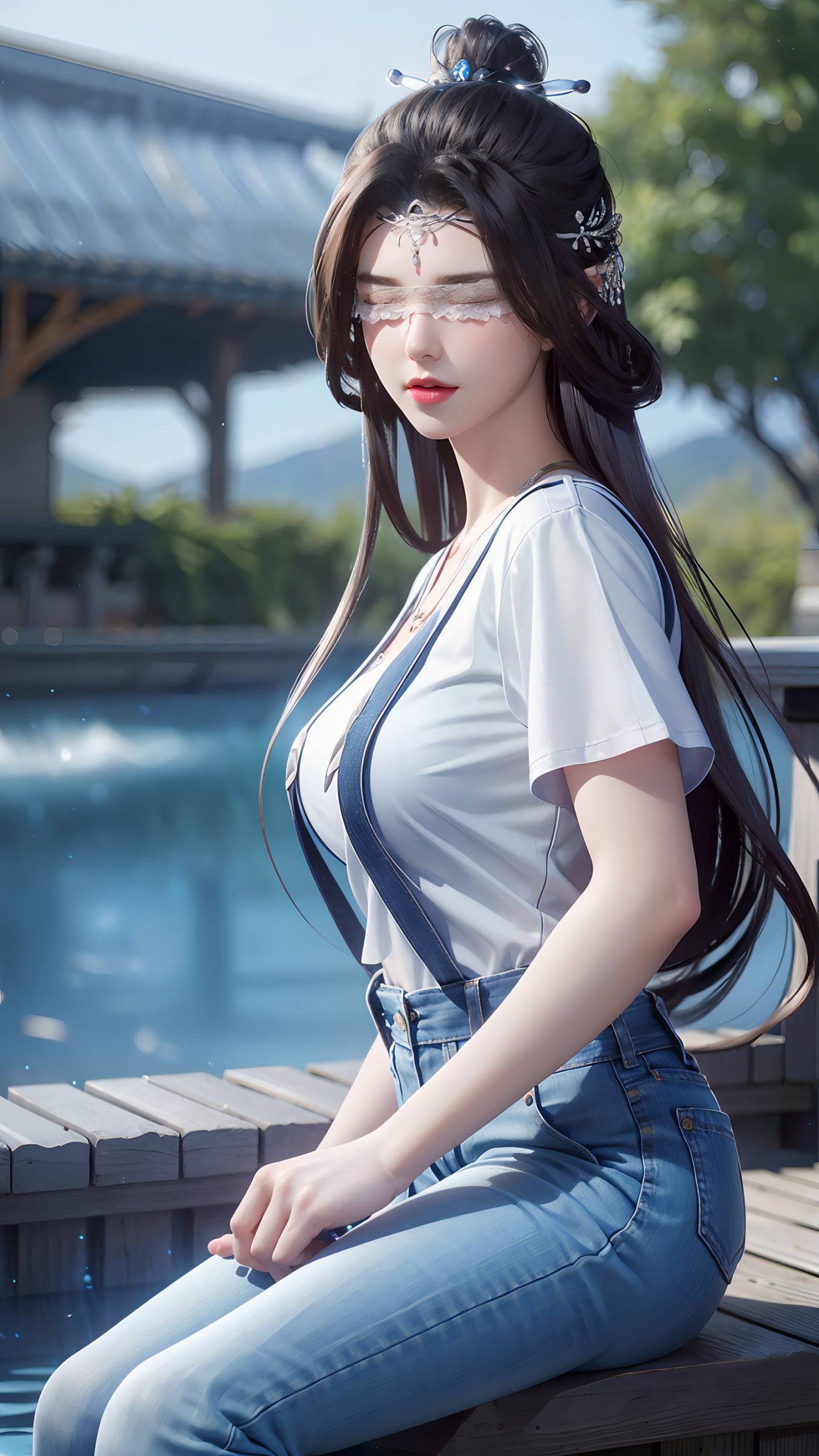 图片[56]-AI绘画 086 仙逆-兰若现代牛仔裤[95P] – 速更版-美库