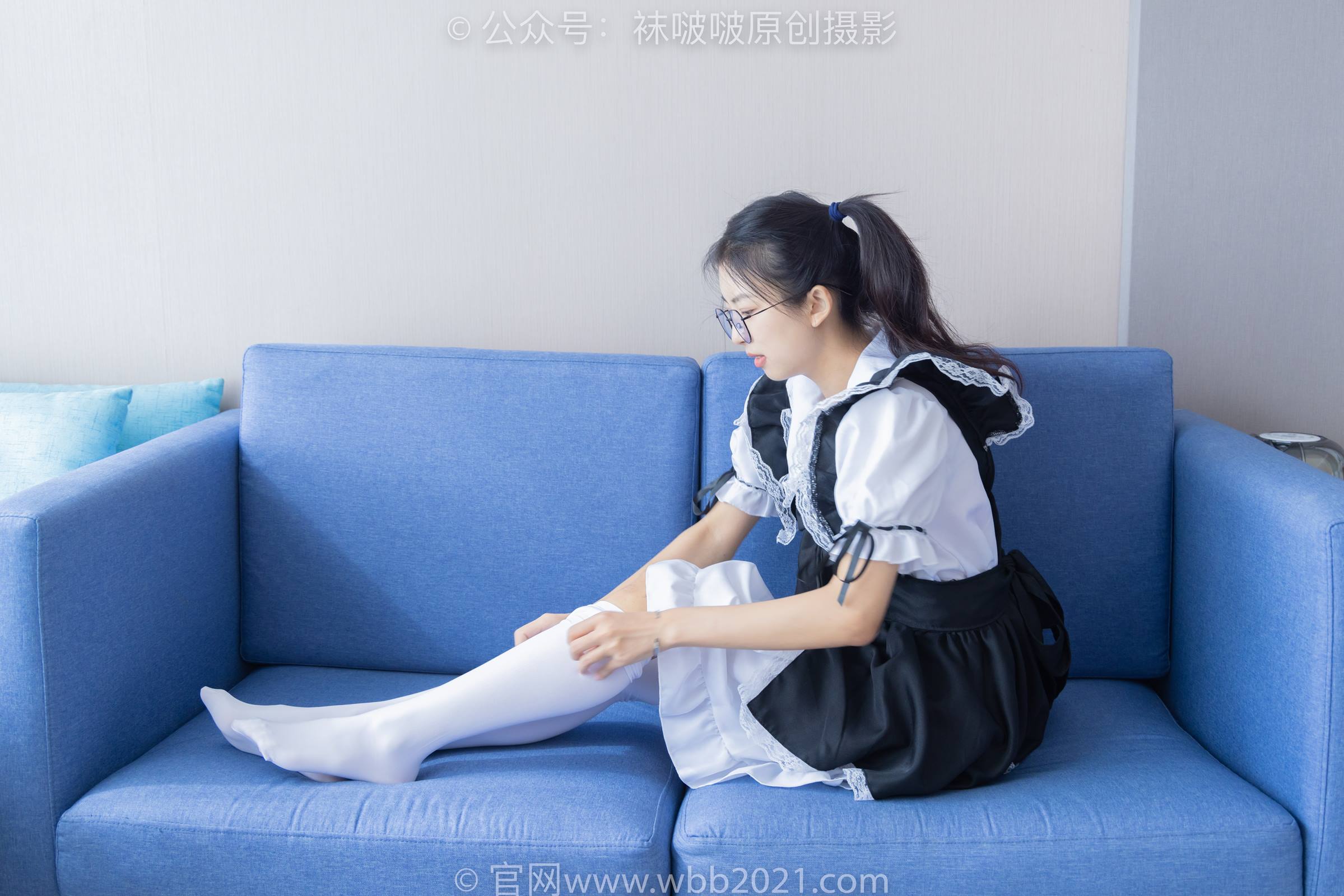 图片[60]-[BoBoSocks袜啵啵]NO.306 奶油-高跟鞋、皮鞋、厚白丝大腿袜、厚肉丝、白棉袜[140P] – 速更版-美库