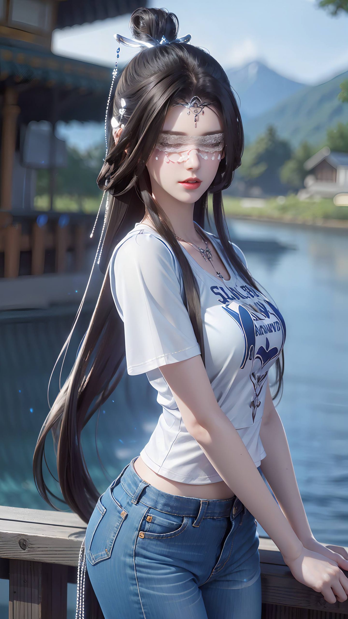 图片[67]-AI绘画 086 仙逆-兰若现代牛仔裤[95P] – 速更版-美库