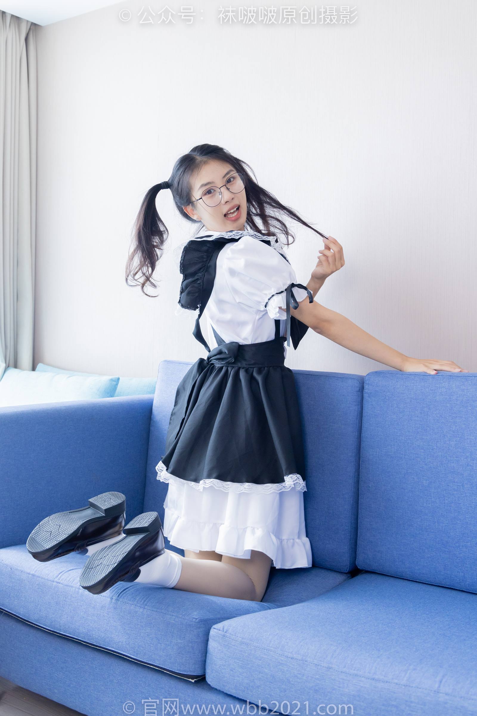 图片[79]-[BoBoSocks袜啵啵]NO.306 奶油-高跟鞋、皮鞋、厚白丝大腿袜、厚肉丝、白棉袜[140P] – 速更版-美库