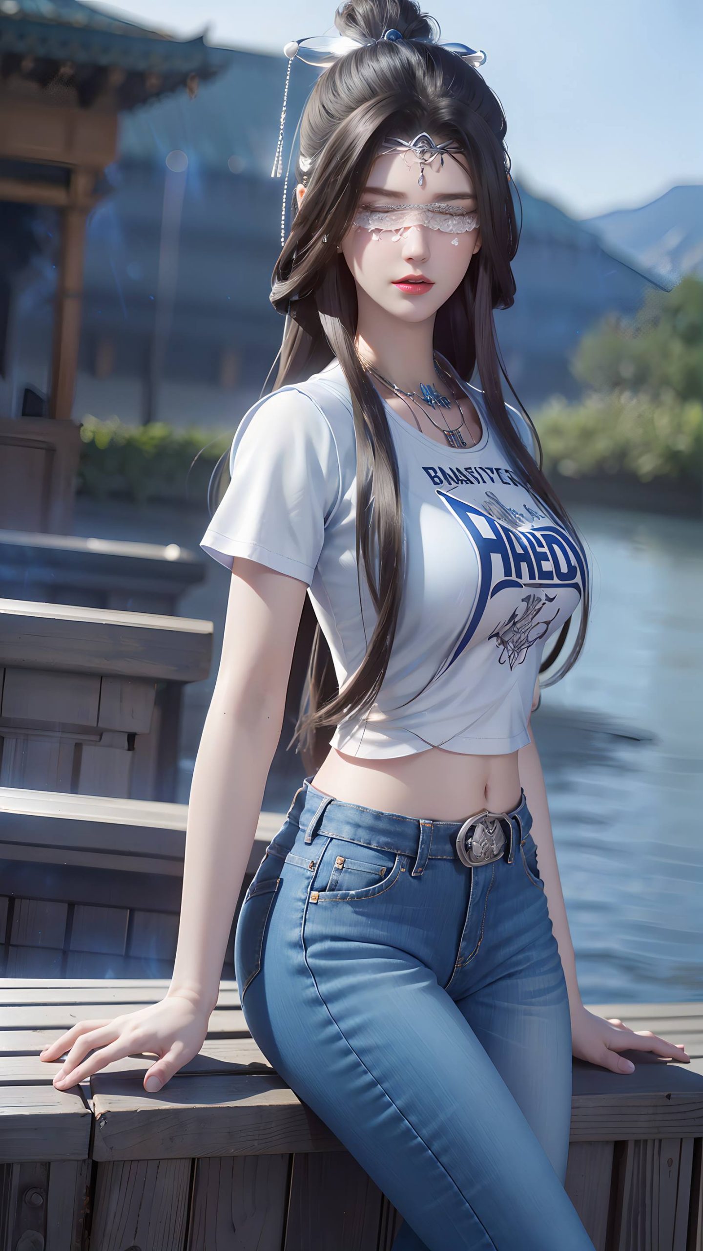 图片[74]-AI绘画 086 仙逆-兰若现代牛仔裤[95P] – 速更版-美库