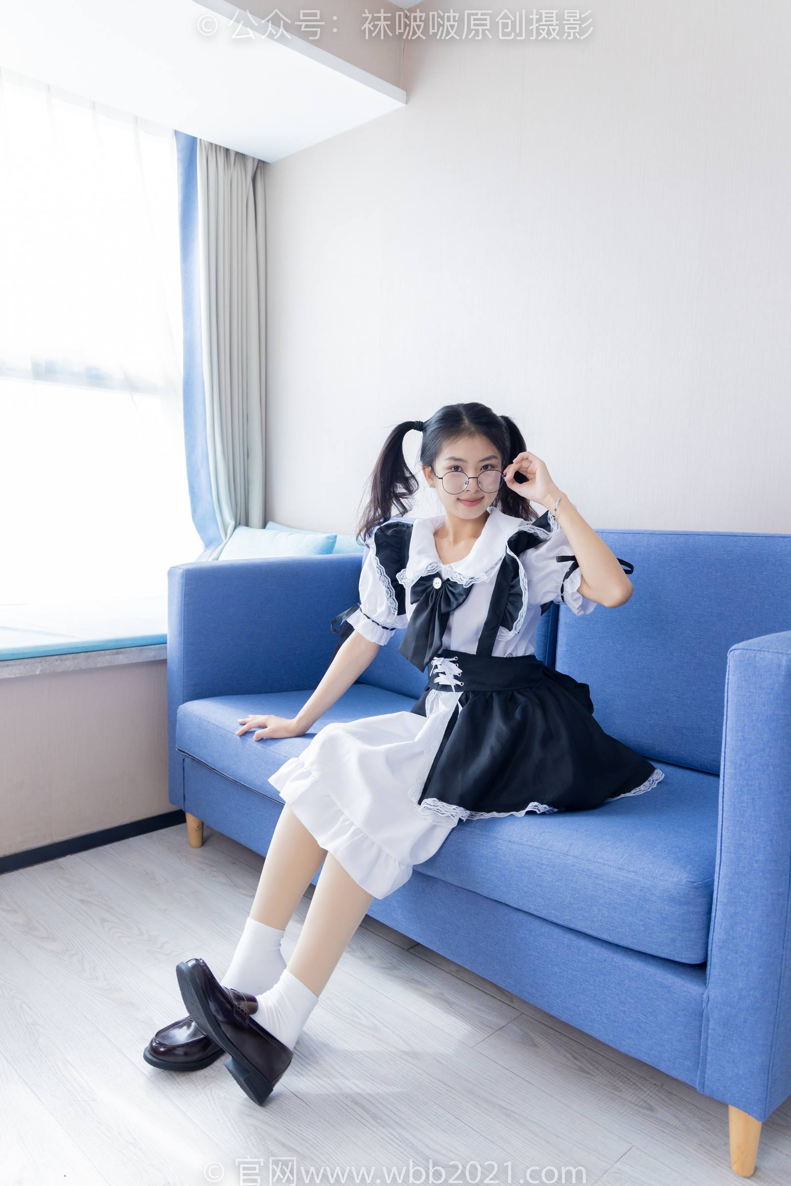 图片[87]-[BoBoSocks袜啵啵]NO.306 奶油-高跟鞋、皮鞋、厚白丝大腿袜、厚肉丝、白棉袜[140P] – 速更版-美库