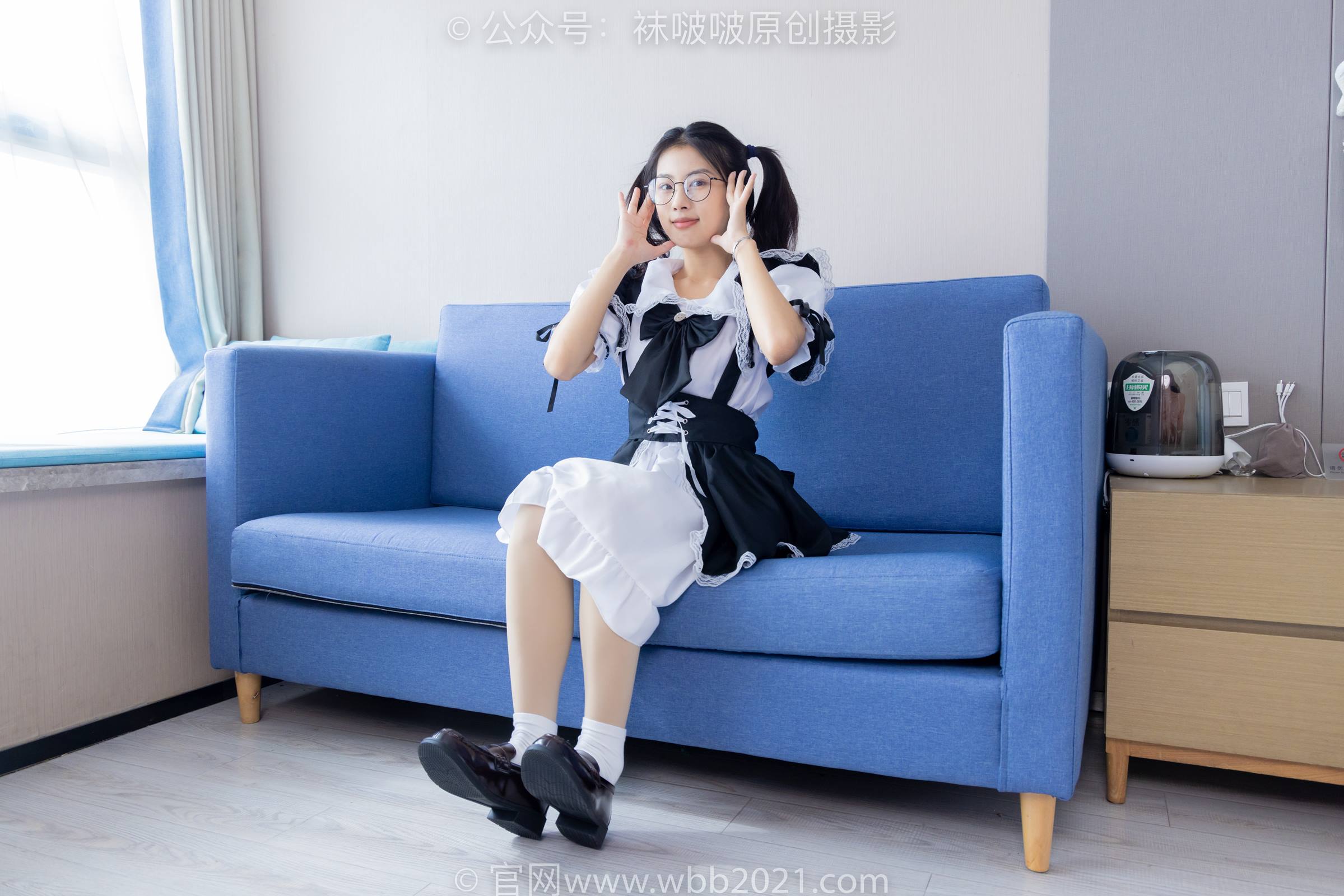 图片[91]-[BoBoSocks袜啵啵]NO.306 奶油-高跟鞋、皮鞋、厚白丝大腿袜、厚肉丝、白棉袜[140P] – 速更版-美库