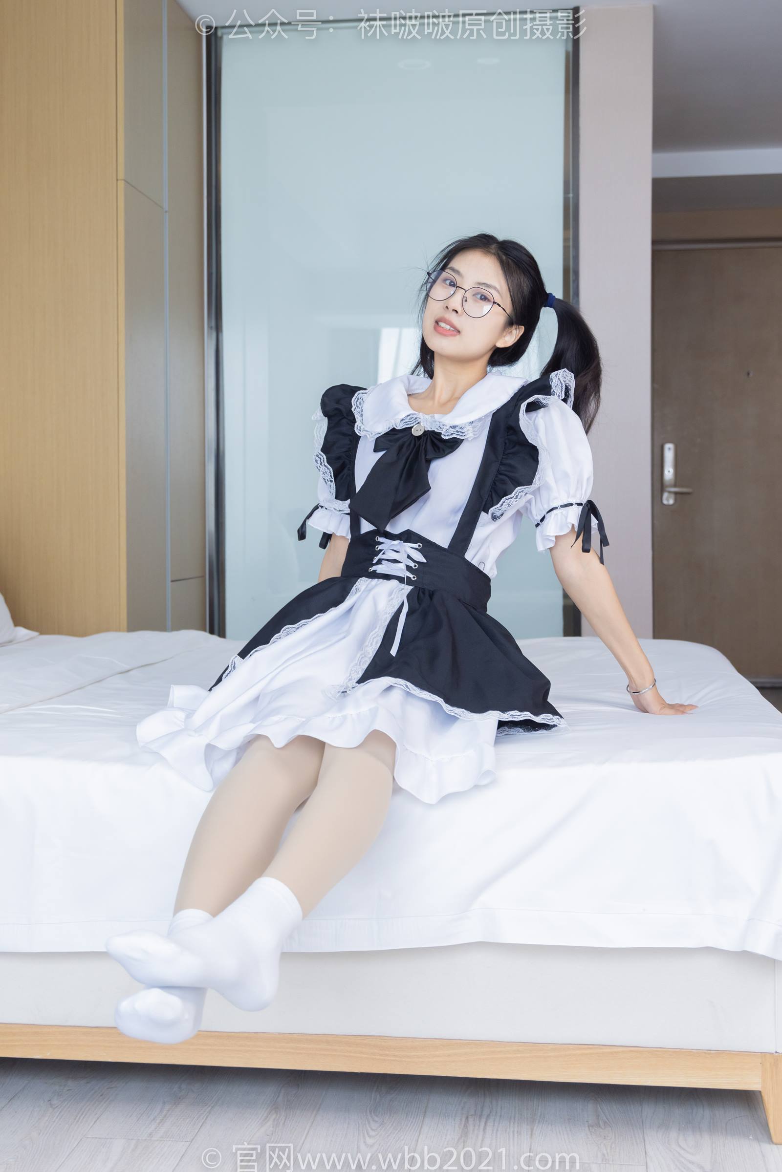 图片[98]-[BoBoSocks袜啵啵]NO.306 奶油-高跟鞋、皮鞋、厚白丝大腿袜、厚肉丝、白棉袜[140P] – 速更版-美库