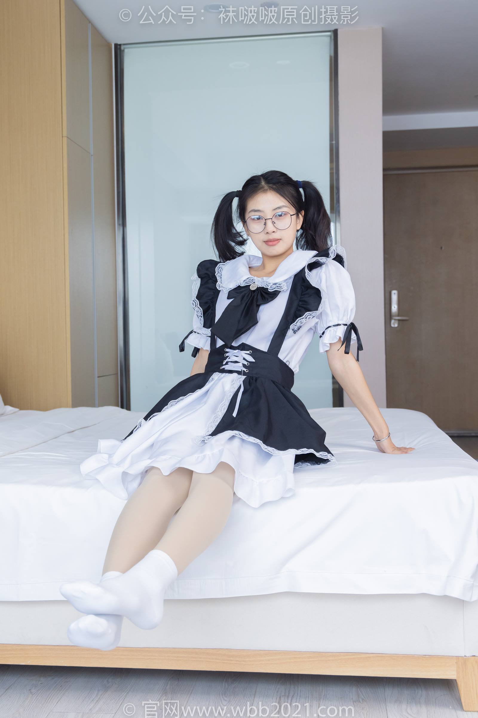 图片[99]-[BoBoSocks袜啵啵]NO.306 奶油-高跟鞋、皮鞋、厚白丝大腿袜、厚肉丝、白棉袜[140P] – 速更版-美库