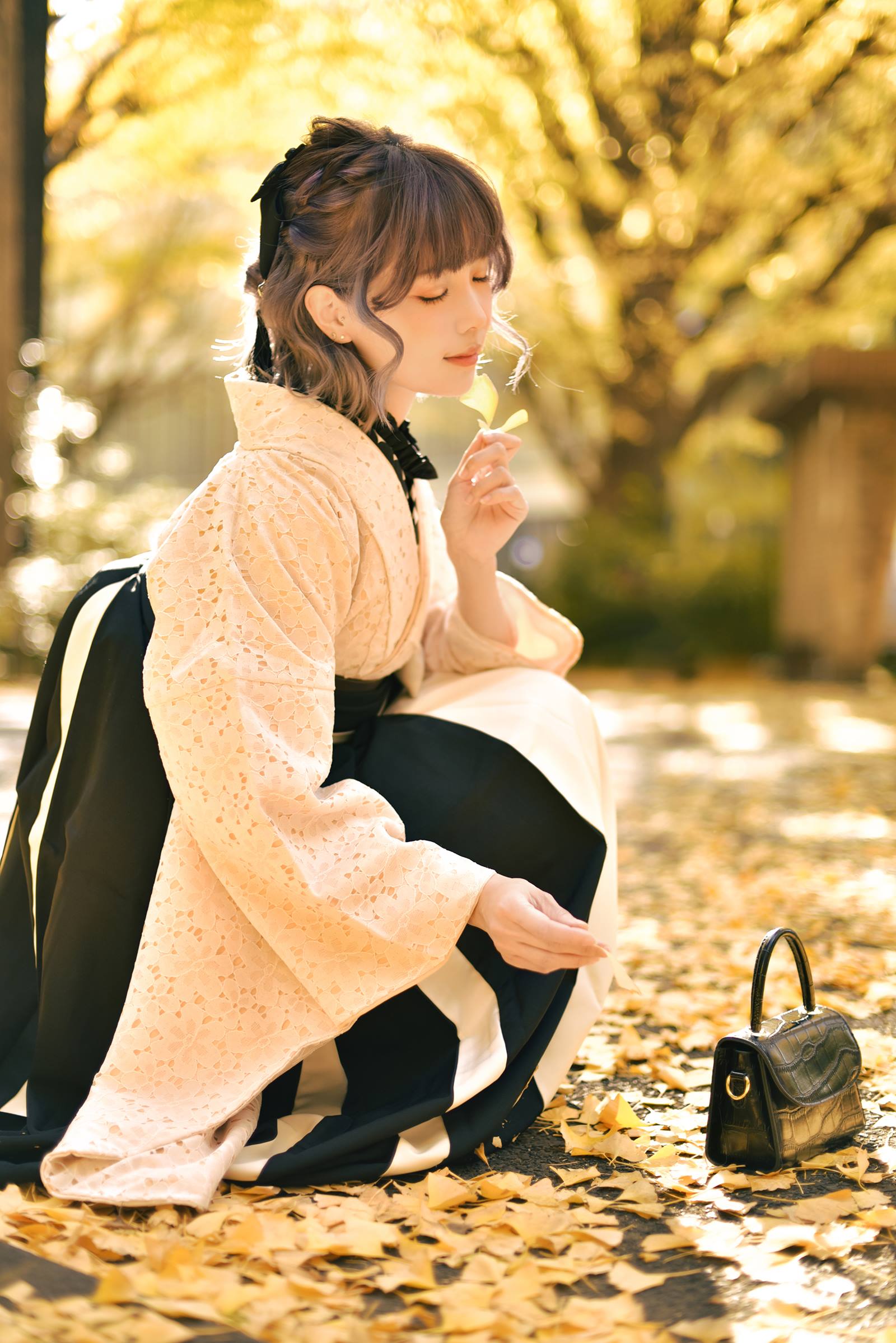 图片[17]-Ely_eee(ElyEE子) – Ginkgo Hakama[38P] – 速更版-美库