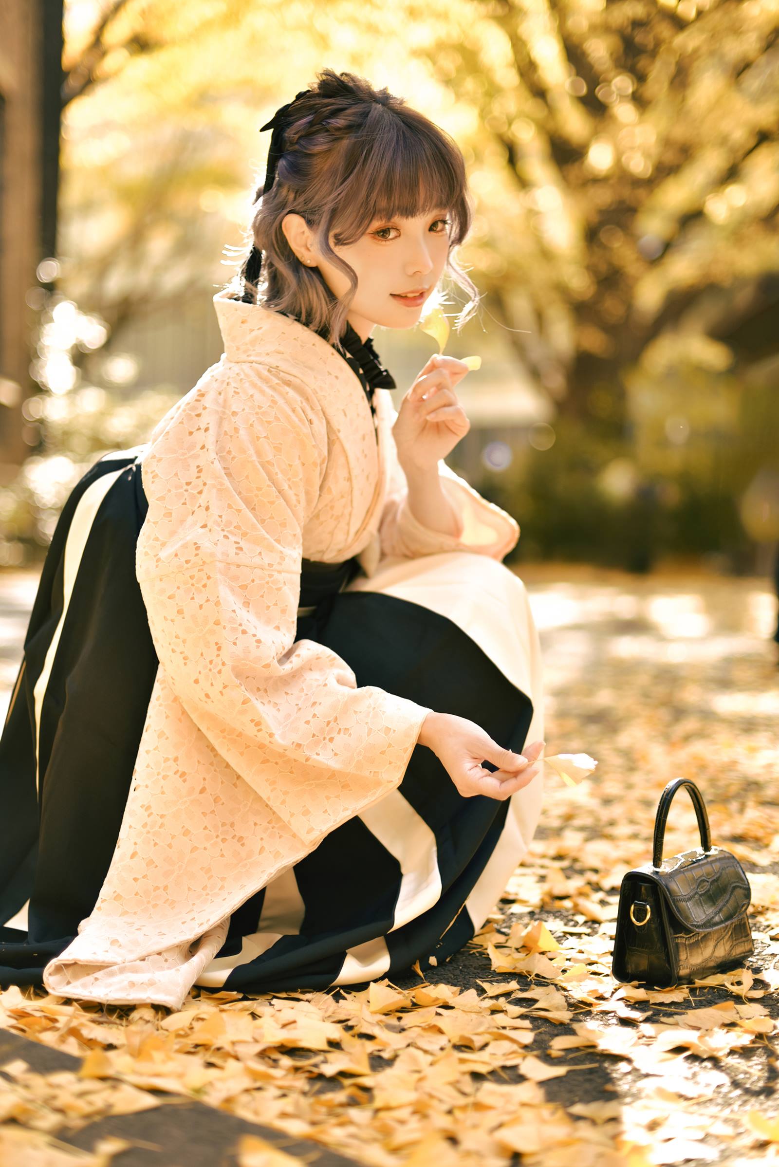 图片[18]-Ely_eee(ElyEE子) – Ginkgo Hakama[38P] – 速更版-美库