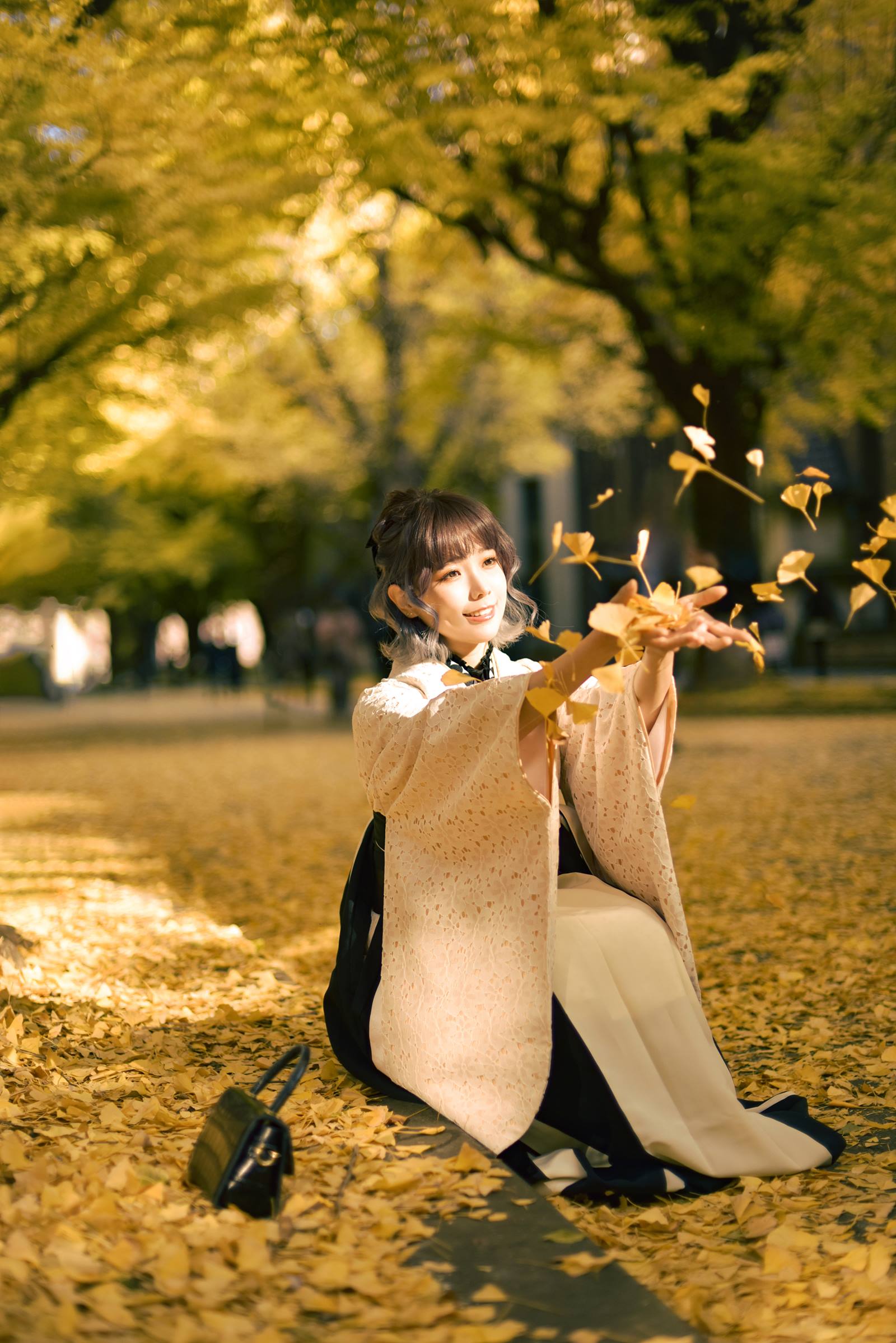 图片[23]-Ely_eee(ElyEE子) – Ginkgo Hakama[38P] – 速更版-美库