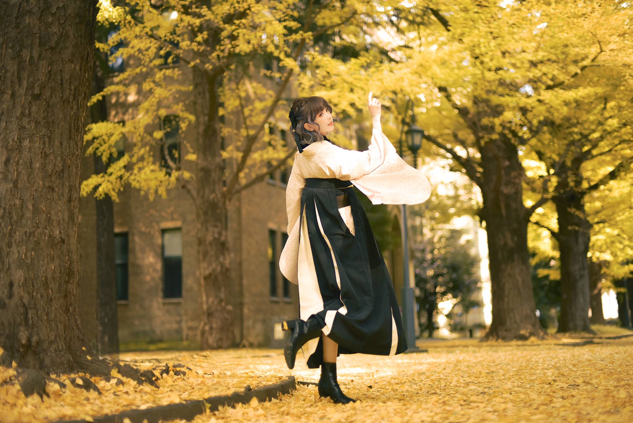 图片[25]-Ely_eee(ElyEE子) – Ginkgo Hakama[38P] – 速更版-美库