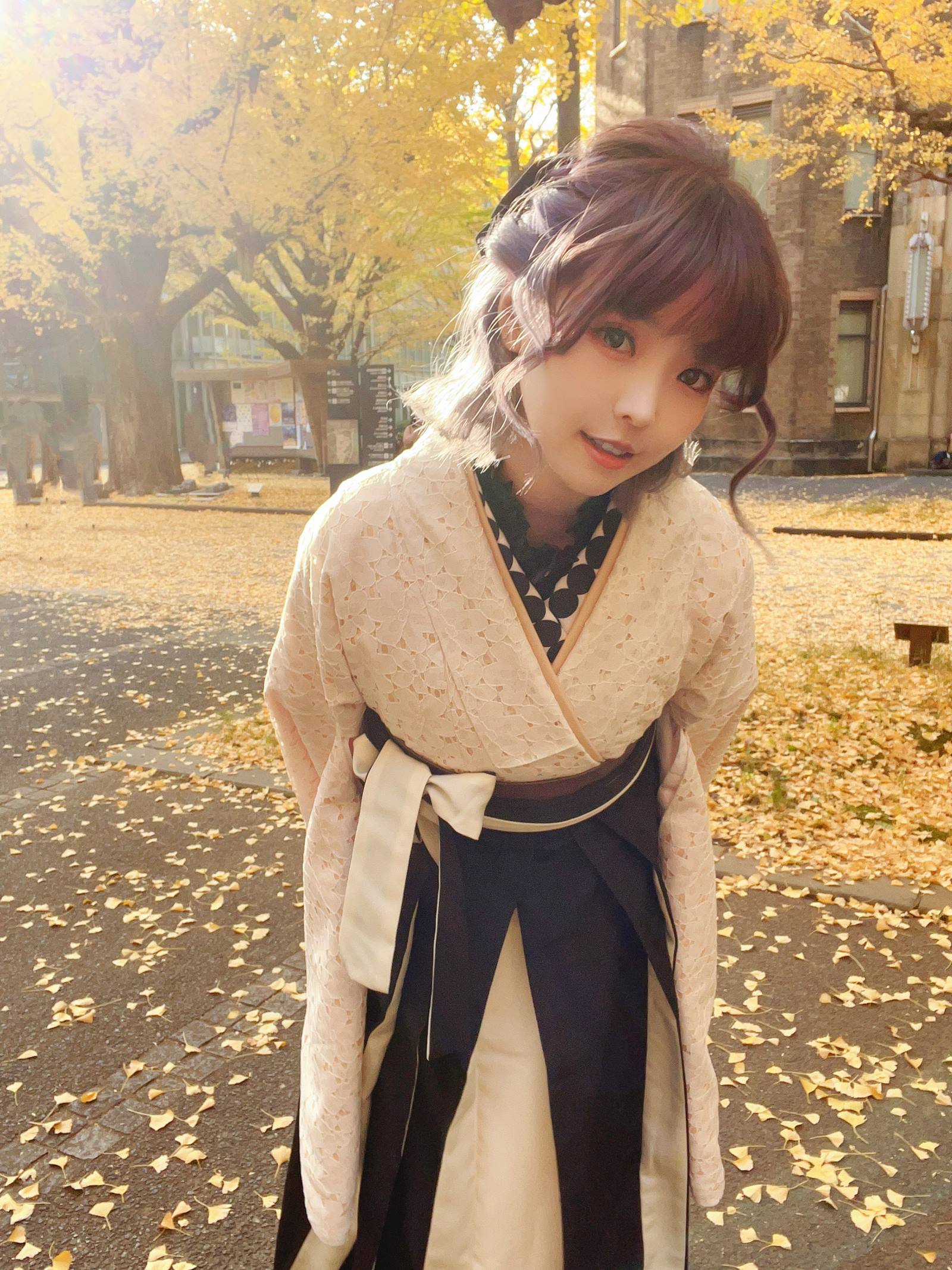 图片[29]-Ely_eee(ElyEE子) – Ginkgo Hakama[38P] – 速更版-美库