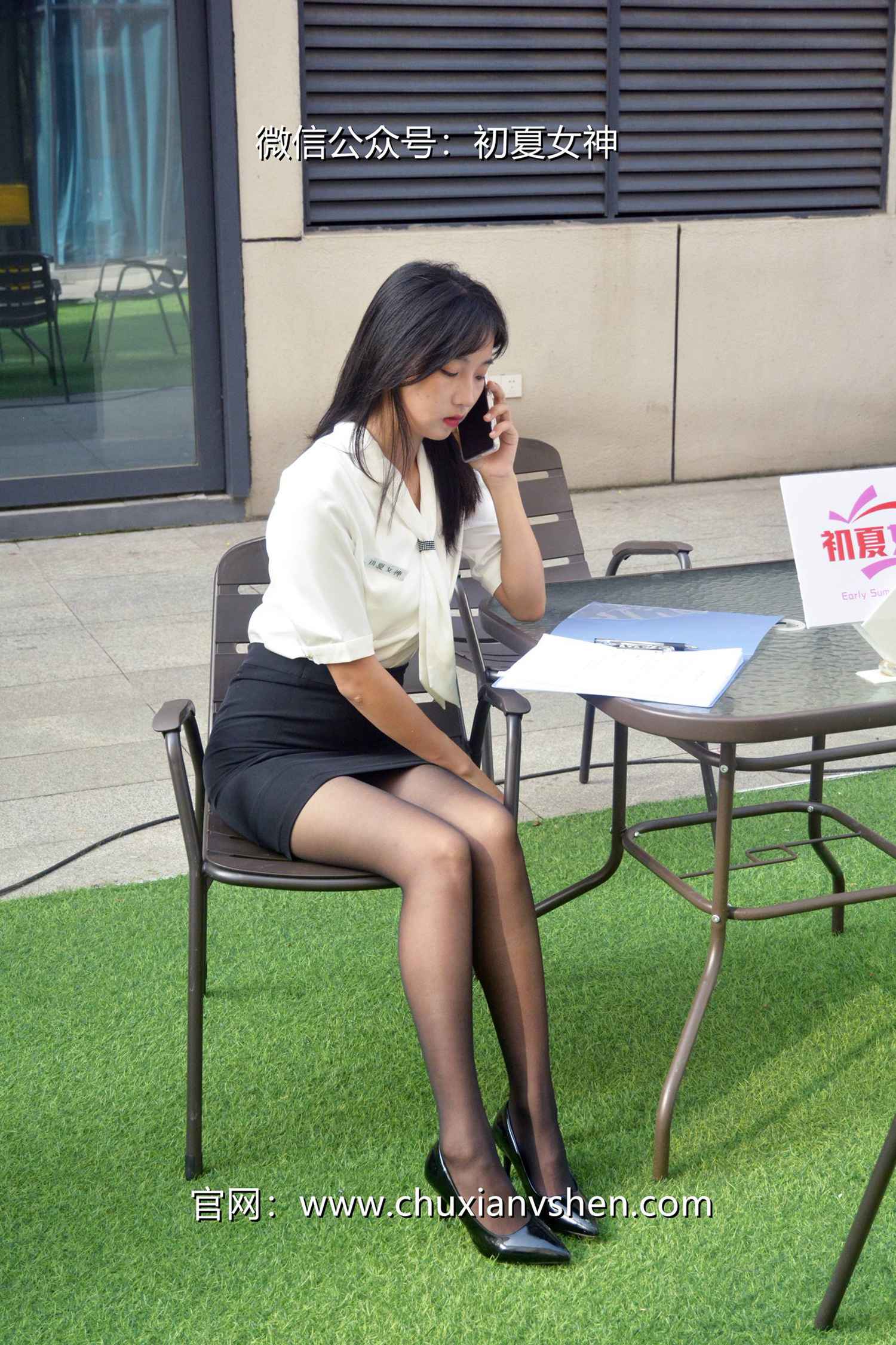图片[12]-初夏女神 NO.085 点点 黑白正装[140P] – 速更版-美库