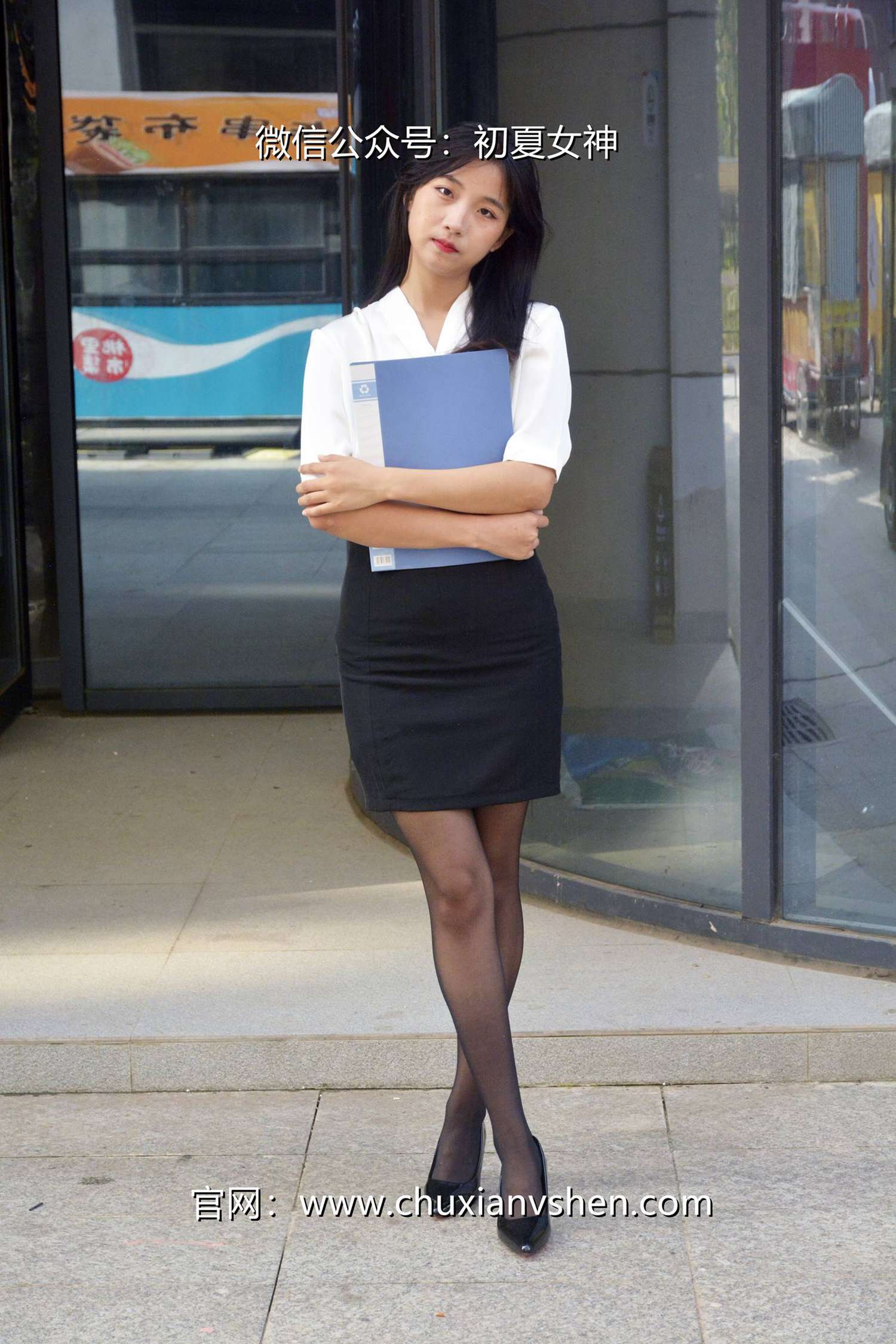 图片[32]-初夏女神 NO.085 点点 黑白正装[140P] – 速更版-美库