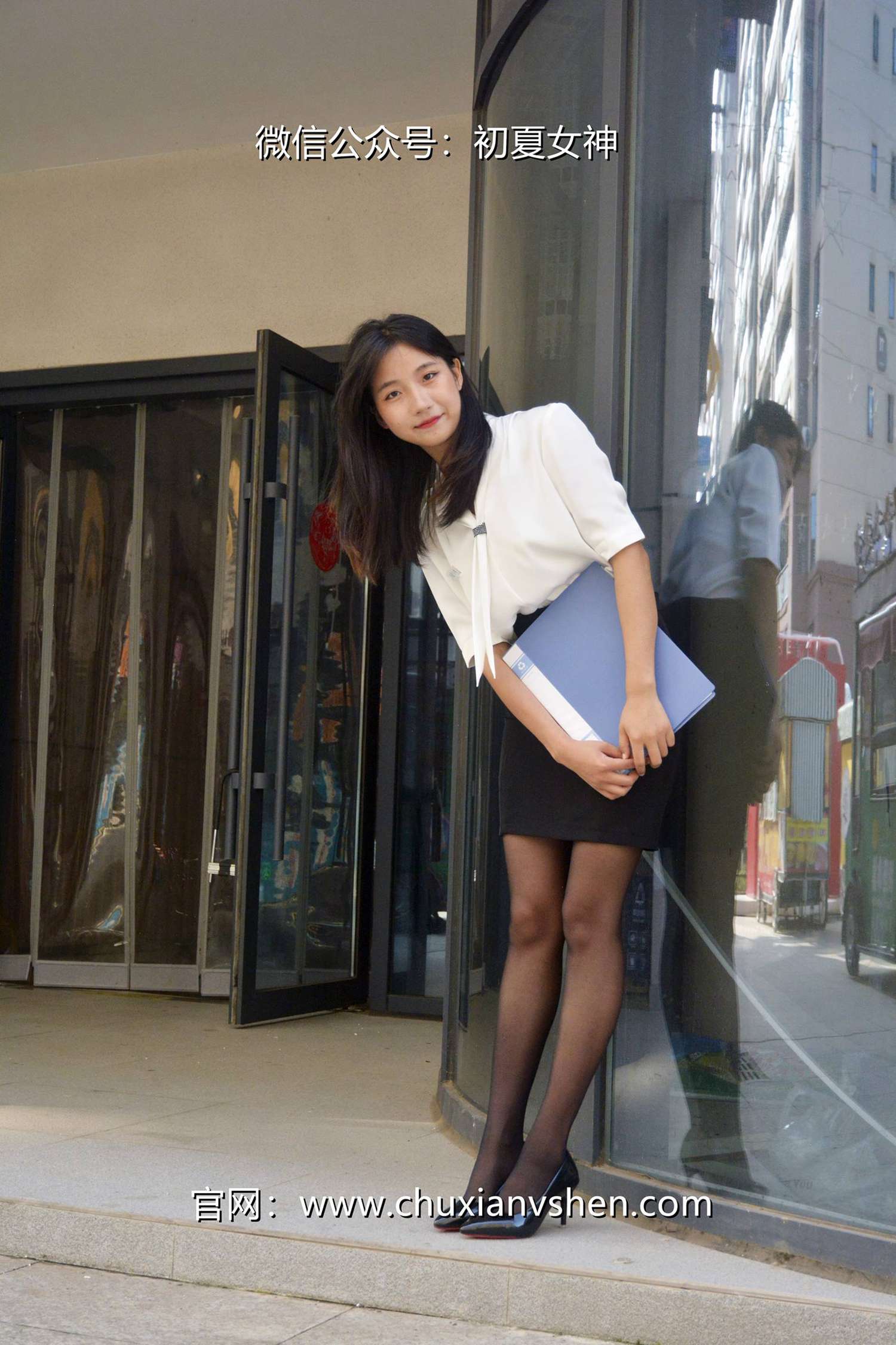 图片[37]-初夏女神 NO.085 点点 黑白正装[140P] – 速更版-美库