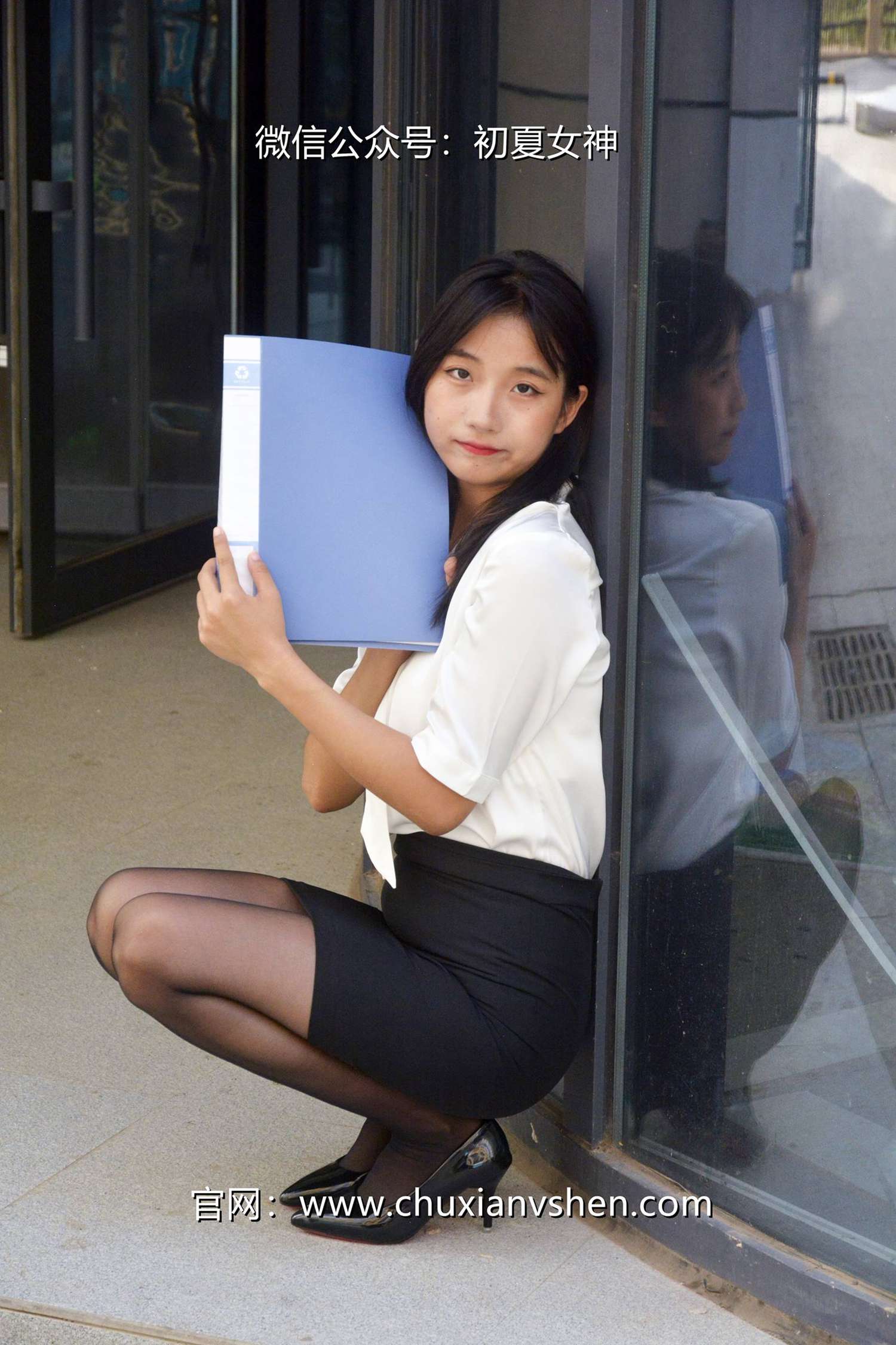 图片[39]-初夏女神 NO.085 点点 黑白正装[140P] – 速更版-美库