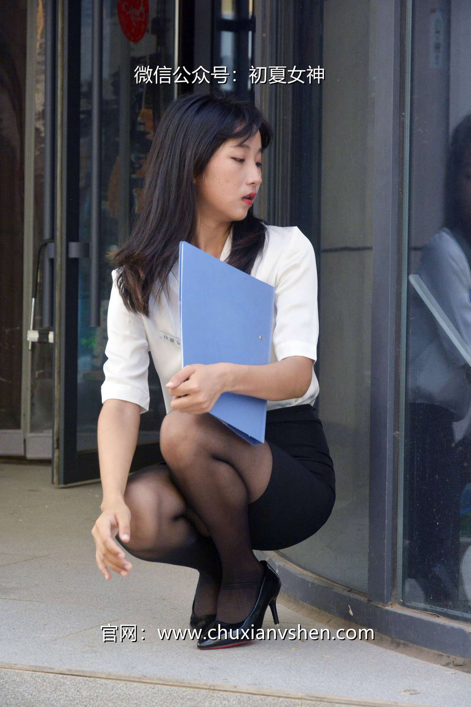 图片[43]-初夏女神 NO.085 点点 黑白正装[140P] – 速更版-美库