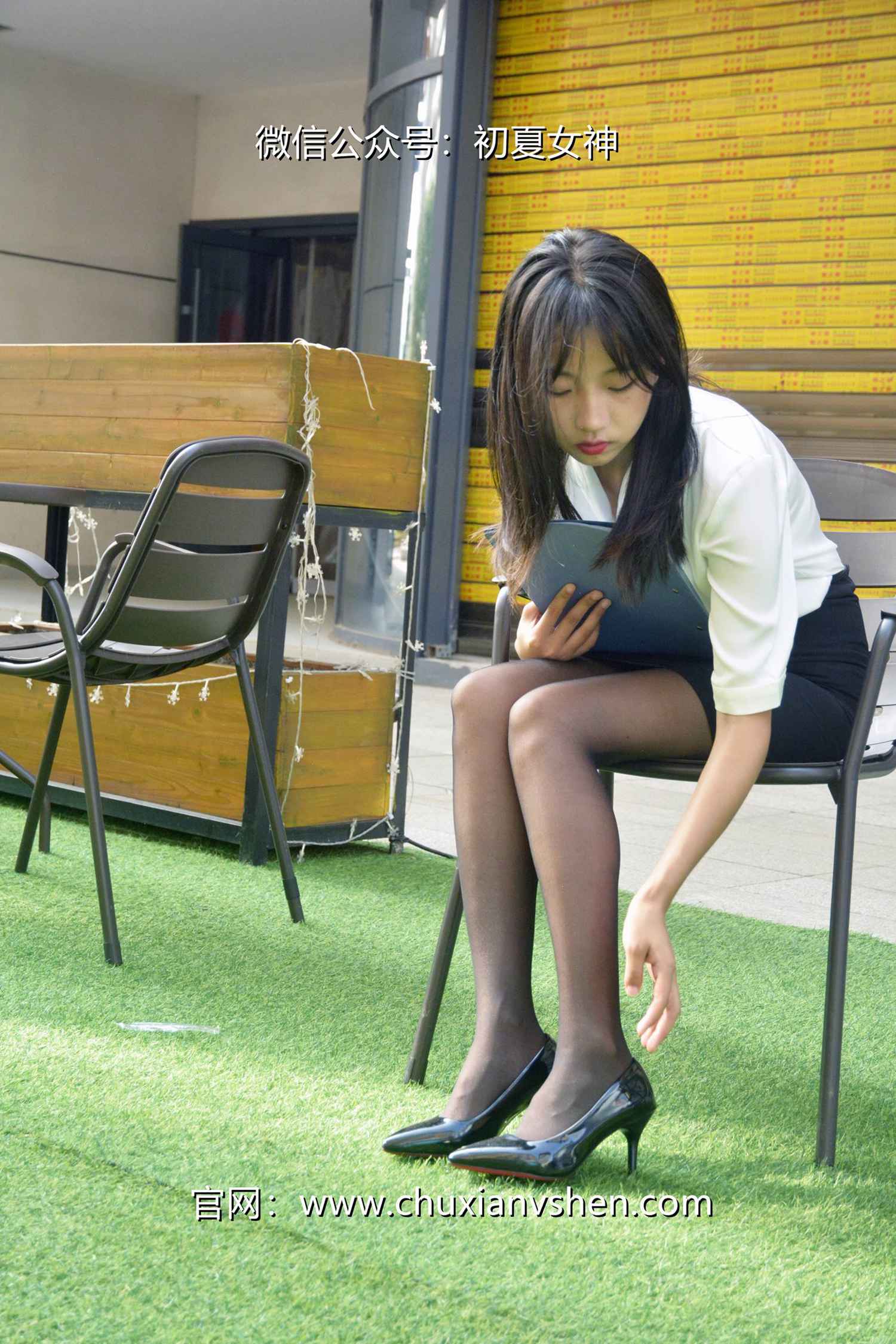 图片[52]-初夏女神 NO.085 点点 黑白正装[140P] – 速更版-美库