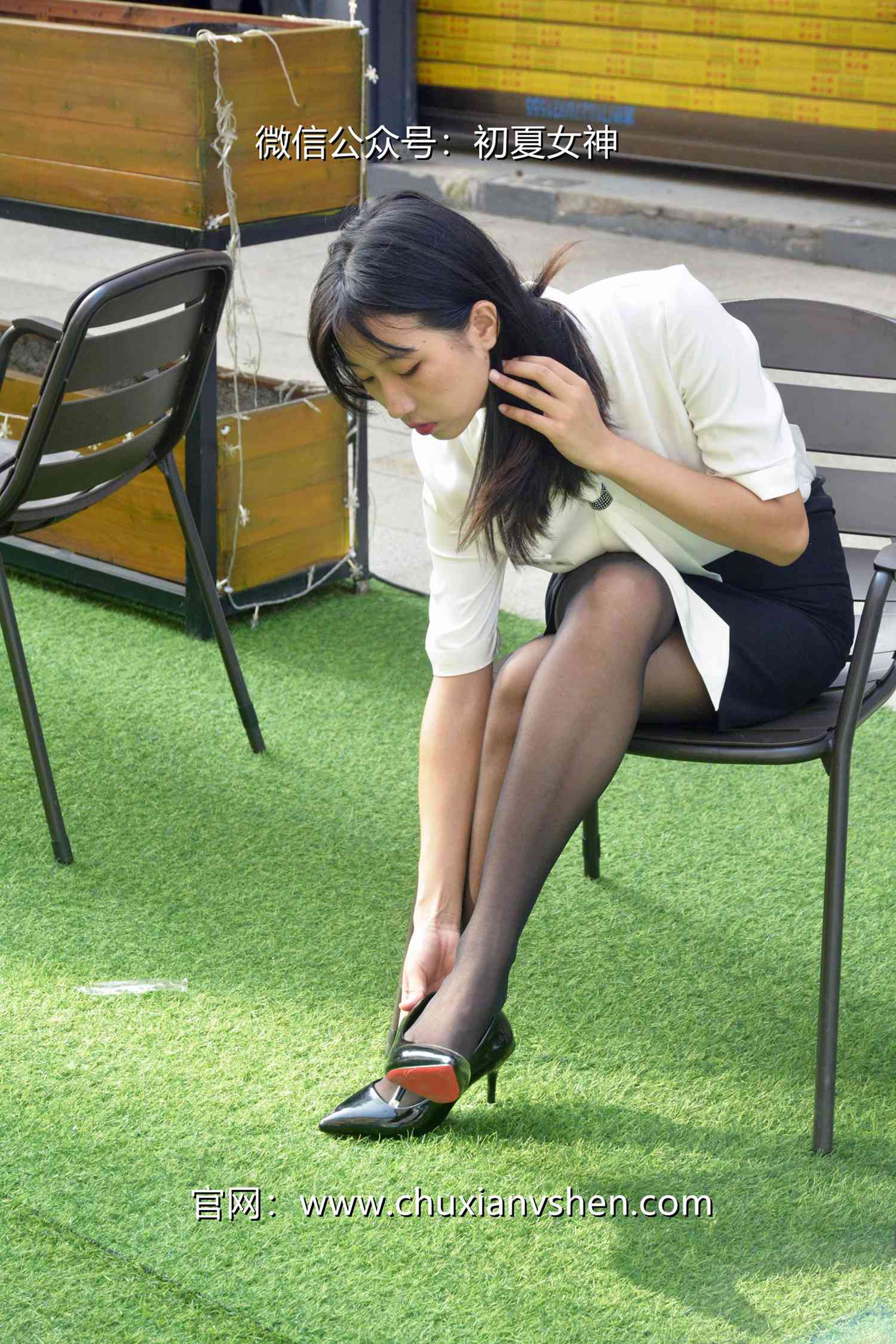 图片[59]-初夏女神 NO.085 点点 黑白正装[140P] – 速更版-美库