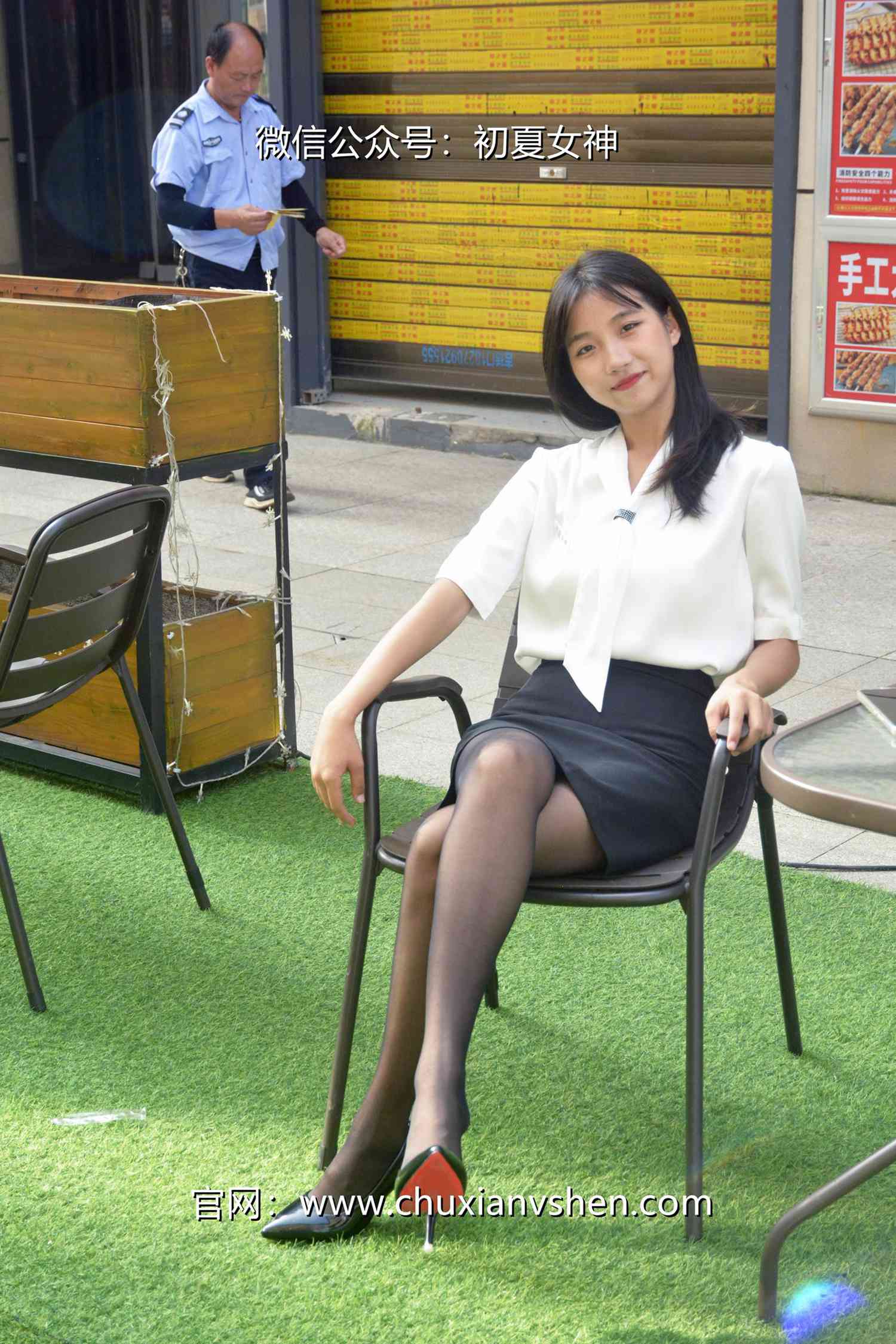 图片[60]-初夏女神 NO.085 点点 黑白正装[140P] – 速更版-美库