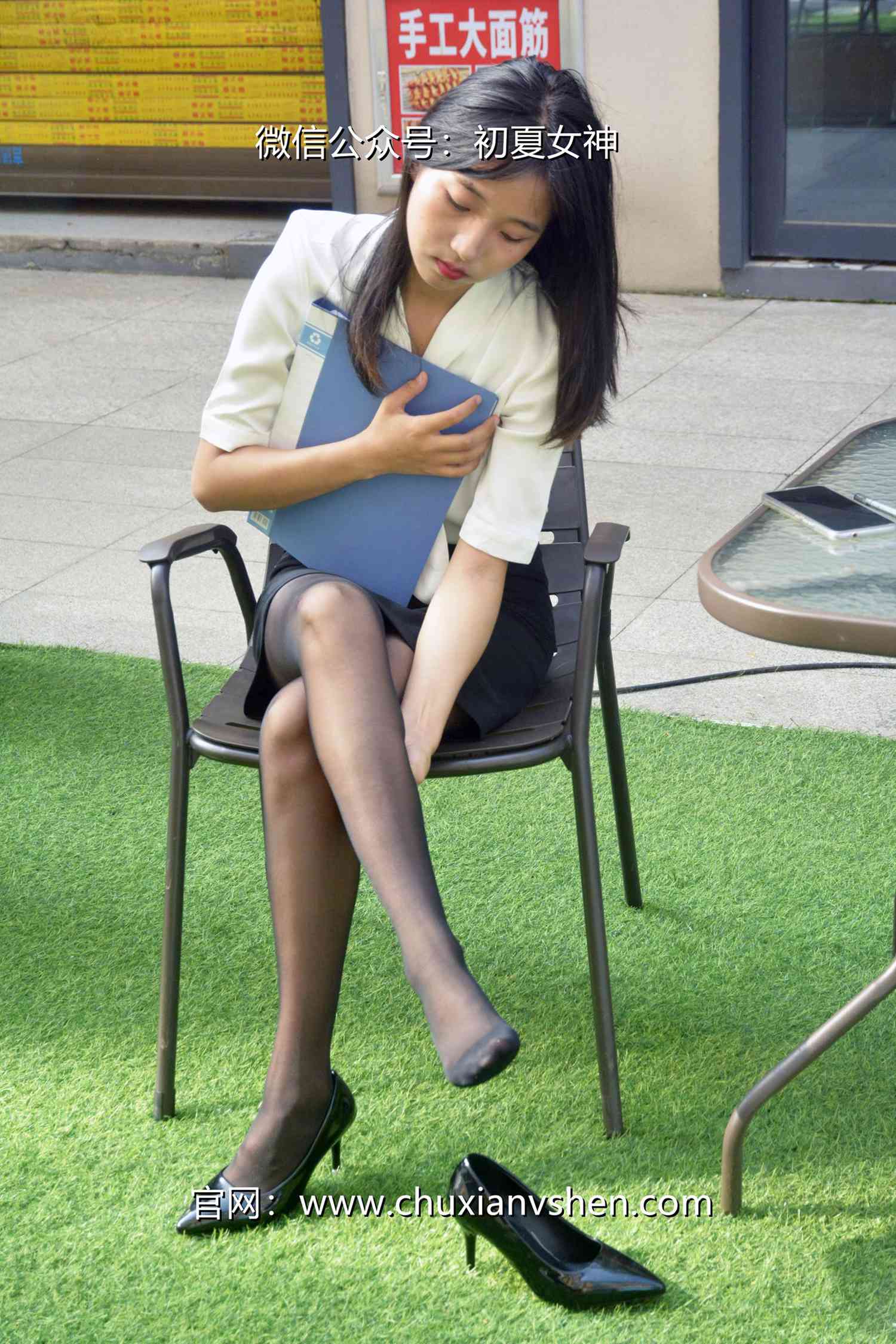 图片[66]-初夏女神 NO.085 点点 黑白正装[140P] – 速更版-美库