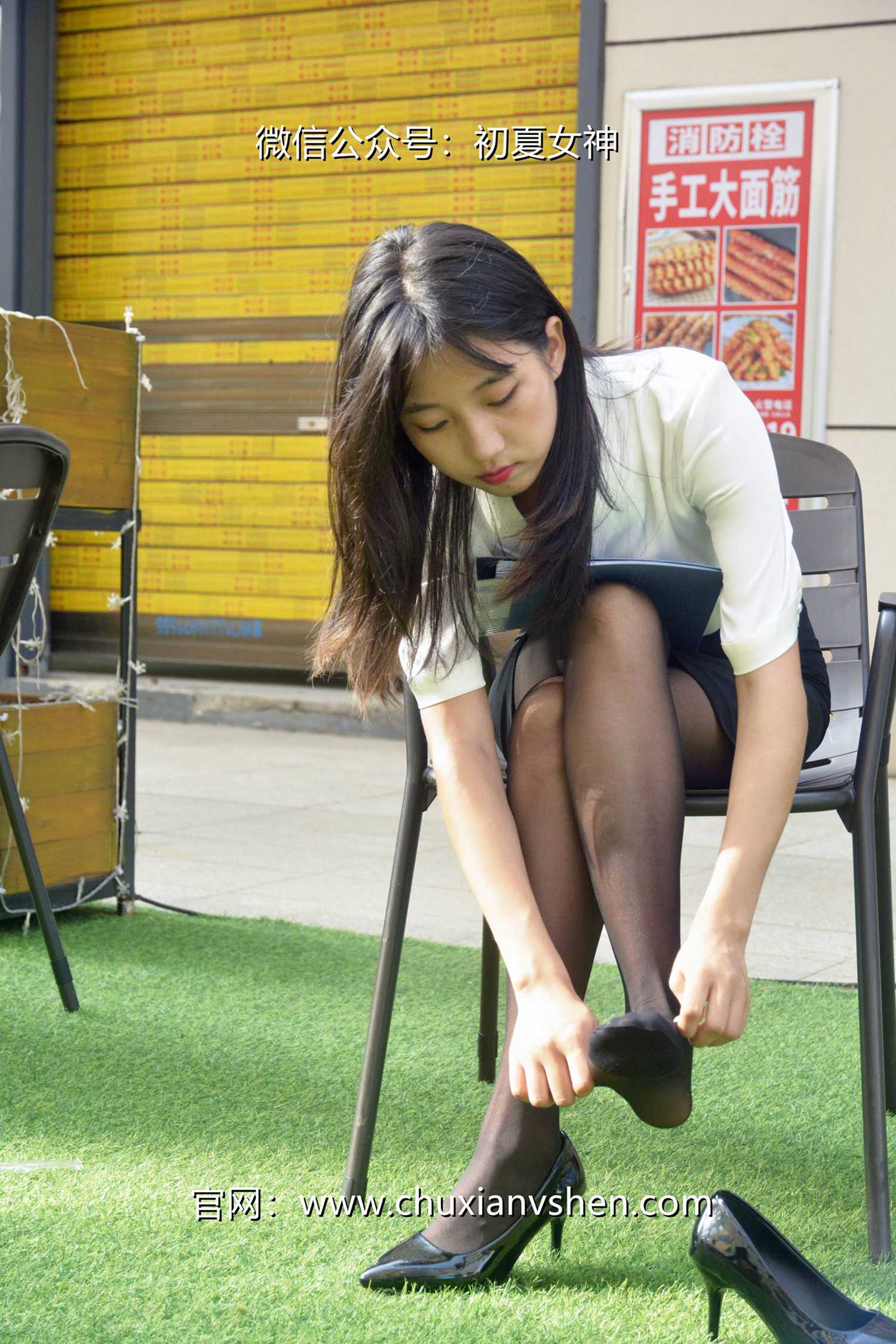 图片[71]-初夏女神 NO.085 点点 黑白正装[140P] – 速更版-美库