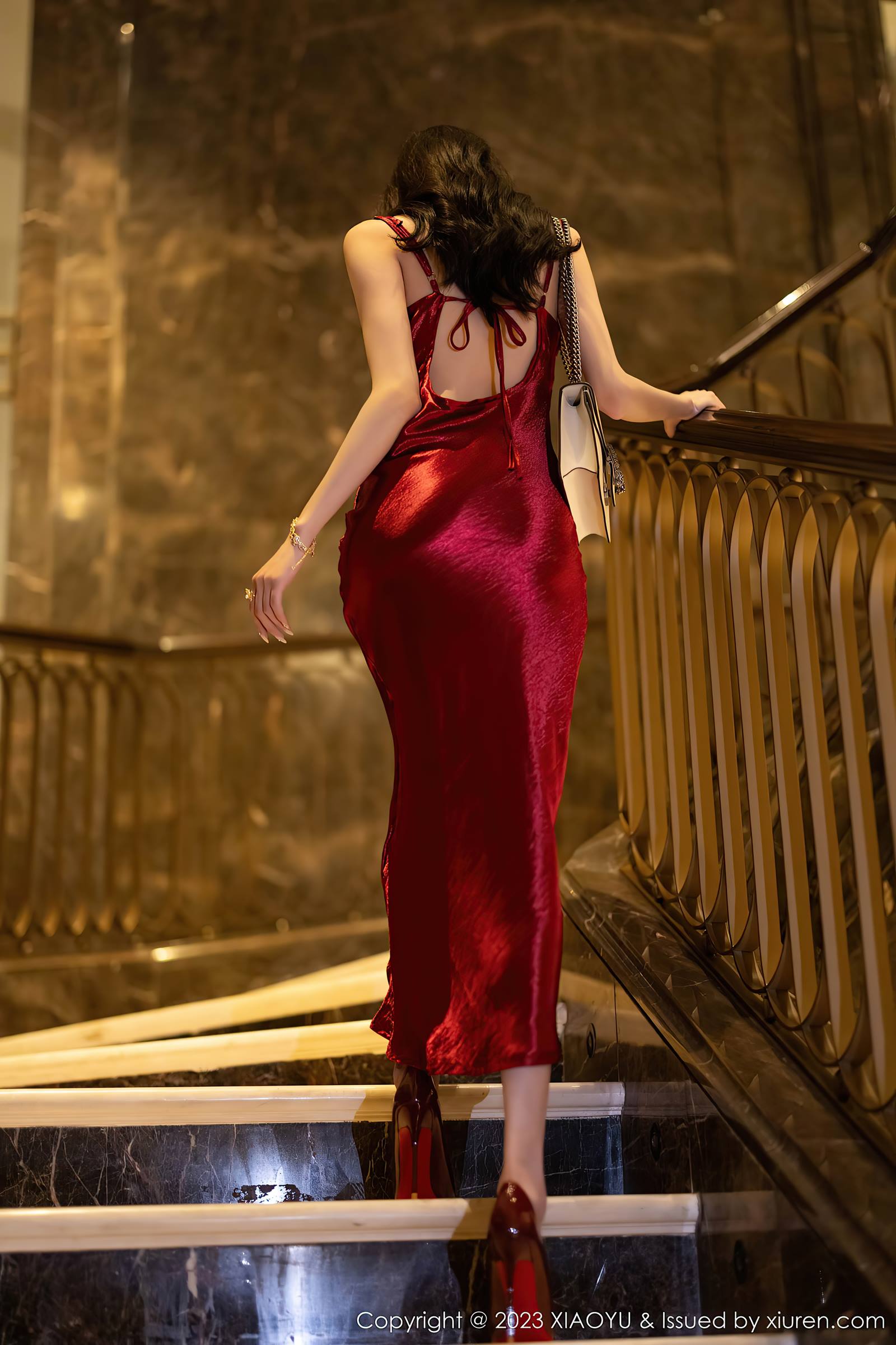 图片[55]-[XIAOYU语画界]2023.12.18 VOL.1166 程程程- 红色晚礼服 [63+1P] – 速更版-美库