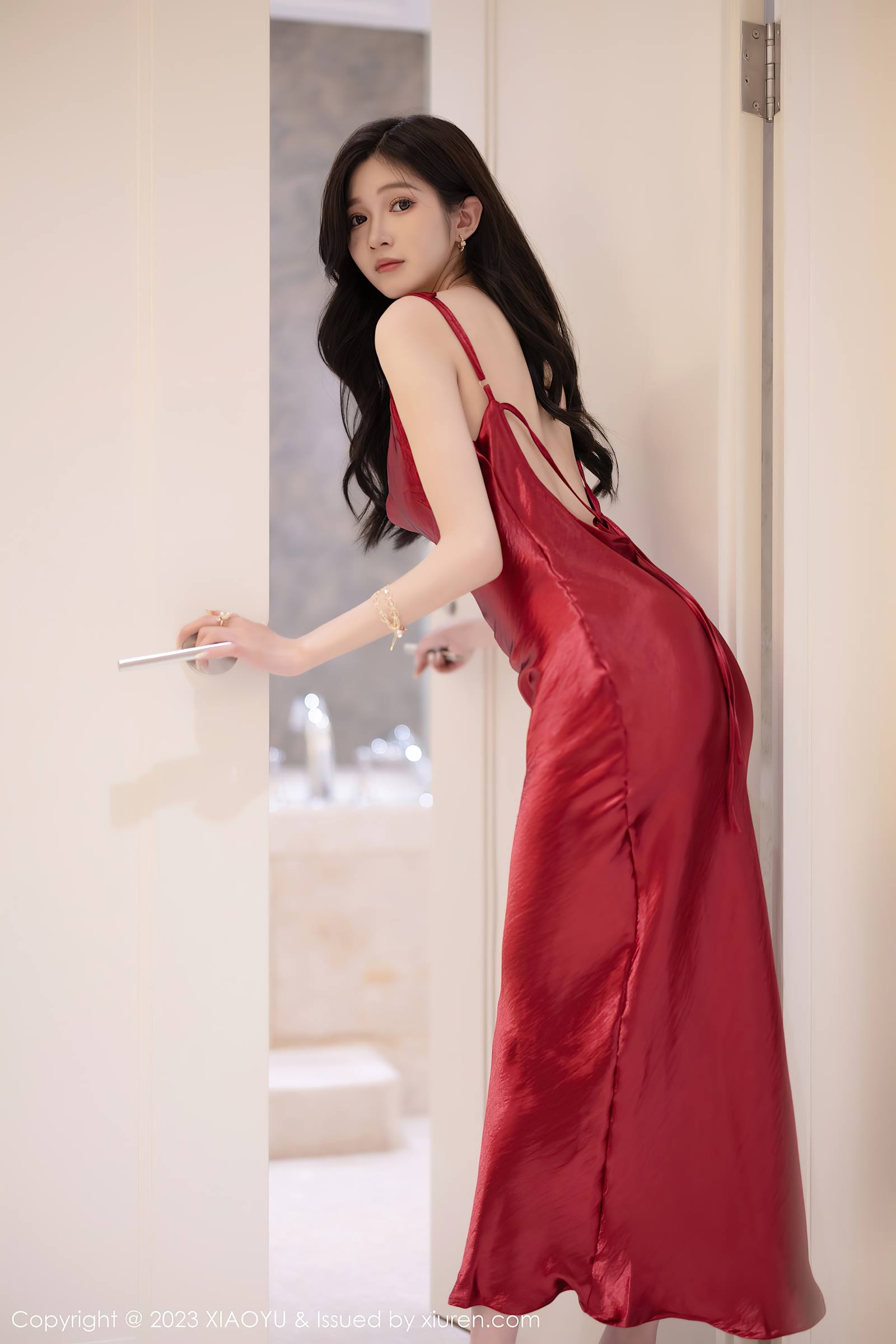 图片[62]-[XIAOYU语画界]2023.12.18 VOL.1166 程程程- 红色晚礼服 [63+1P] – 速更版-美库