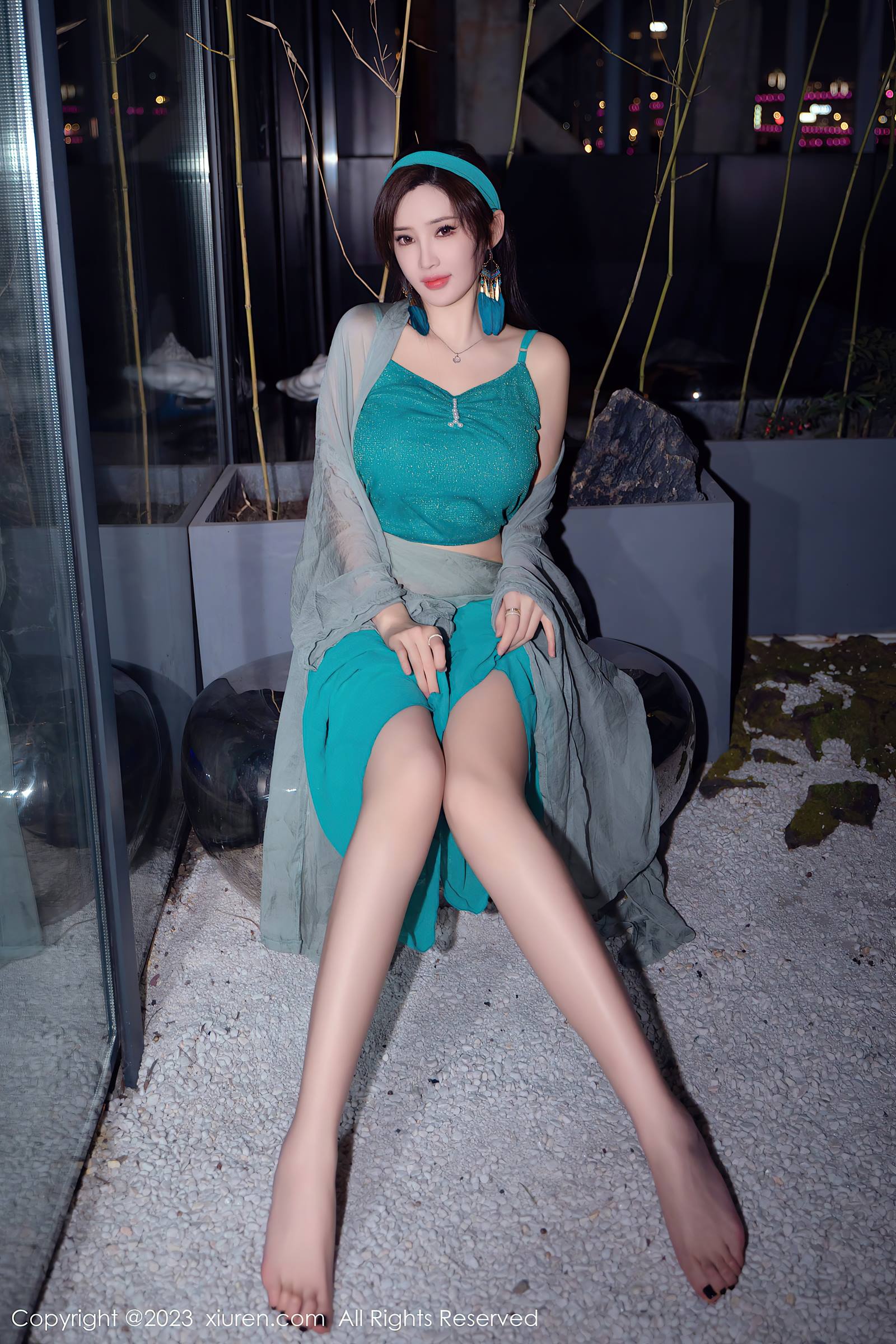 图片[10]-[Xiuren秀人网]2023.12.29 NO.7886 Carol周妍希 绿色妖姬 [24+1P] – 速更版-美库