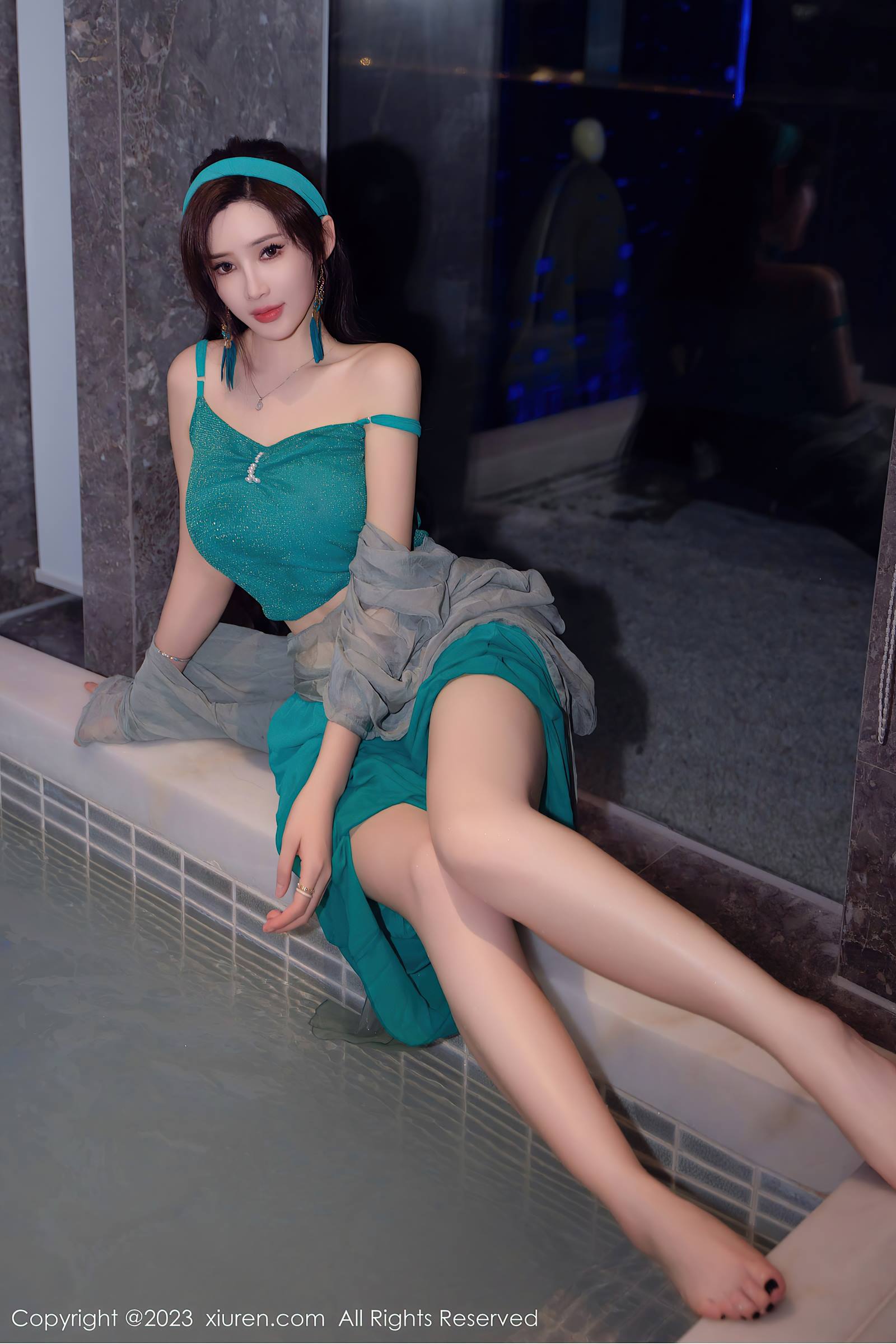 图片[20]-[Xiuren秀人网]2023.12.29 NO.7886 Carol周妍希 绿色妖姬 [24+1P] – 速更版-美库