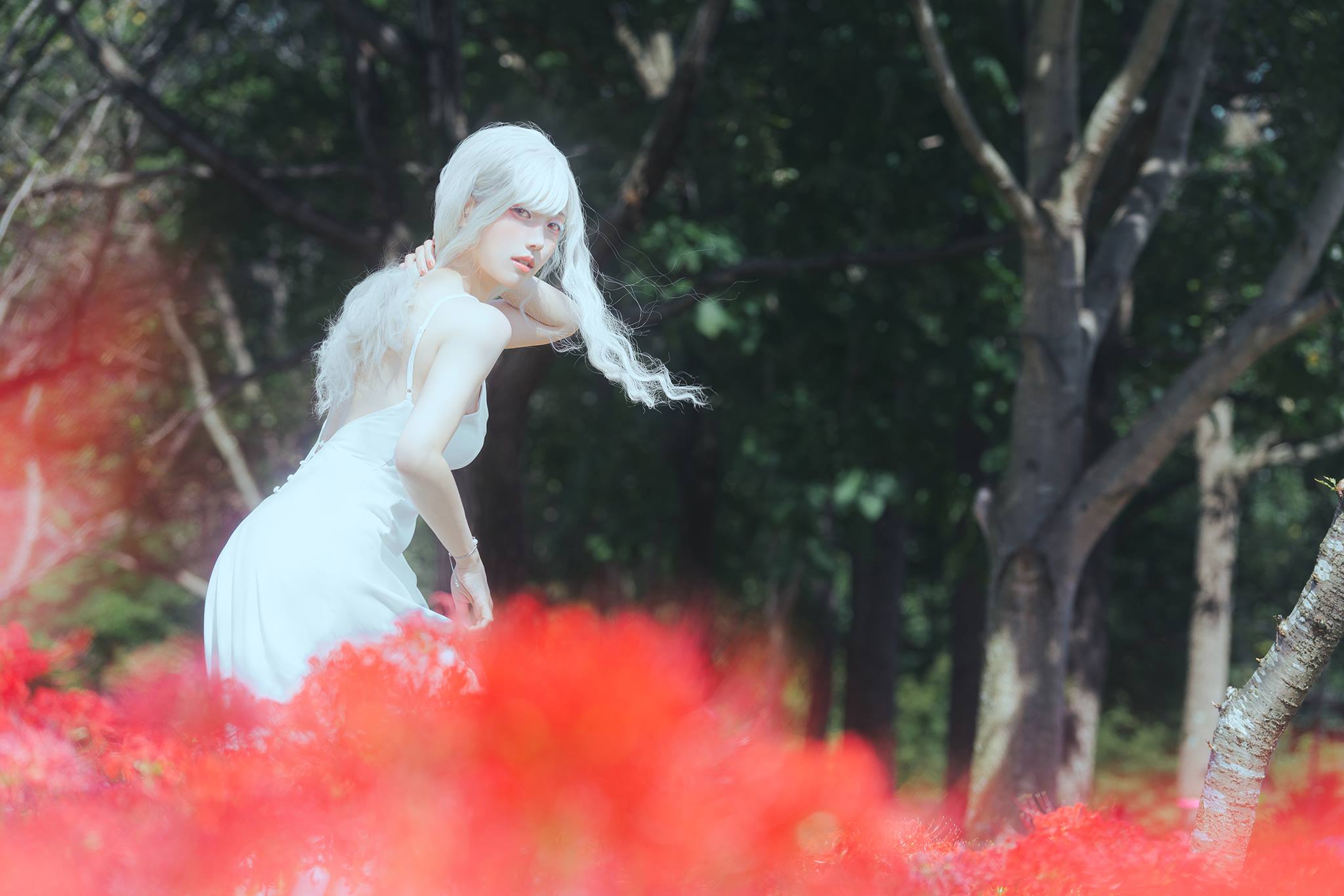 图片[27]-ElyEE子 B-White spider lily 白瓷彼岸 [27P] – 速更版-美库