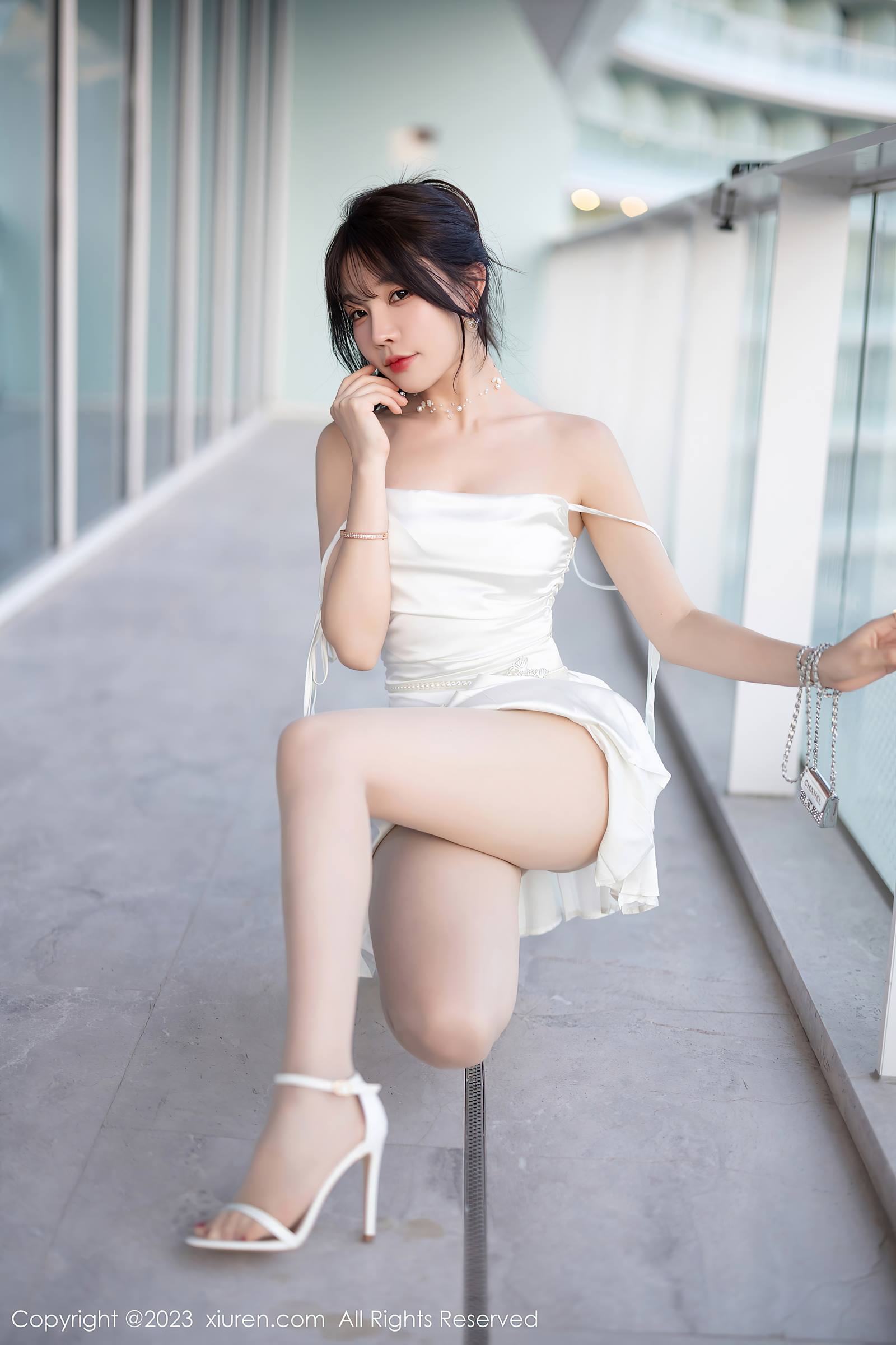 图片[11]-[Xiuren秀人网]2023.12.29 NO.7889 徐莉芝Booty 白色高跟鞋 [26+1P] – 速更版-美库