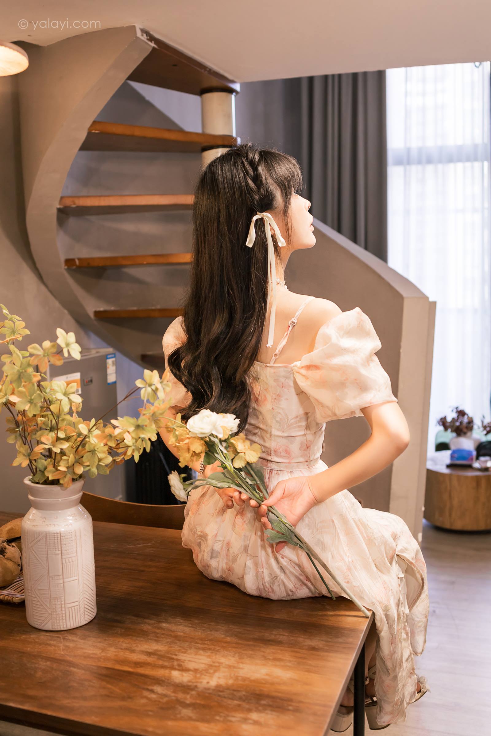 图片[13]-[YALAYI雅拉伊]2023.11.01 NO.1085 小花裙少女 程小蝶[45+1P] – 速更版-美库