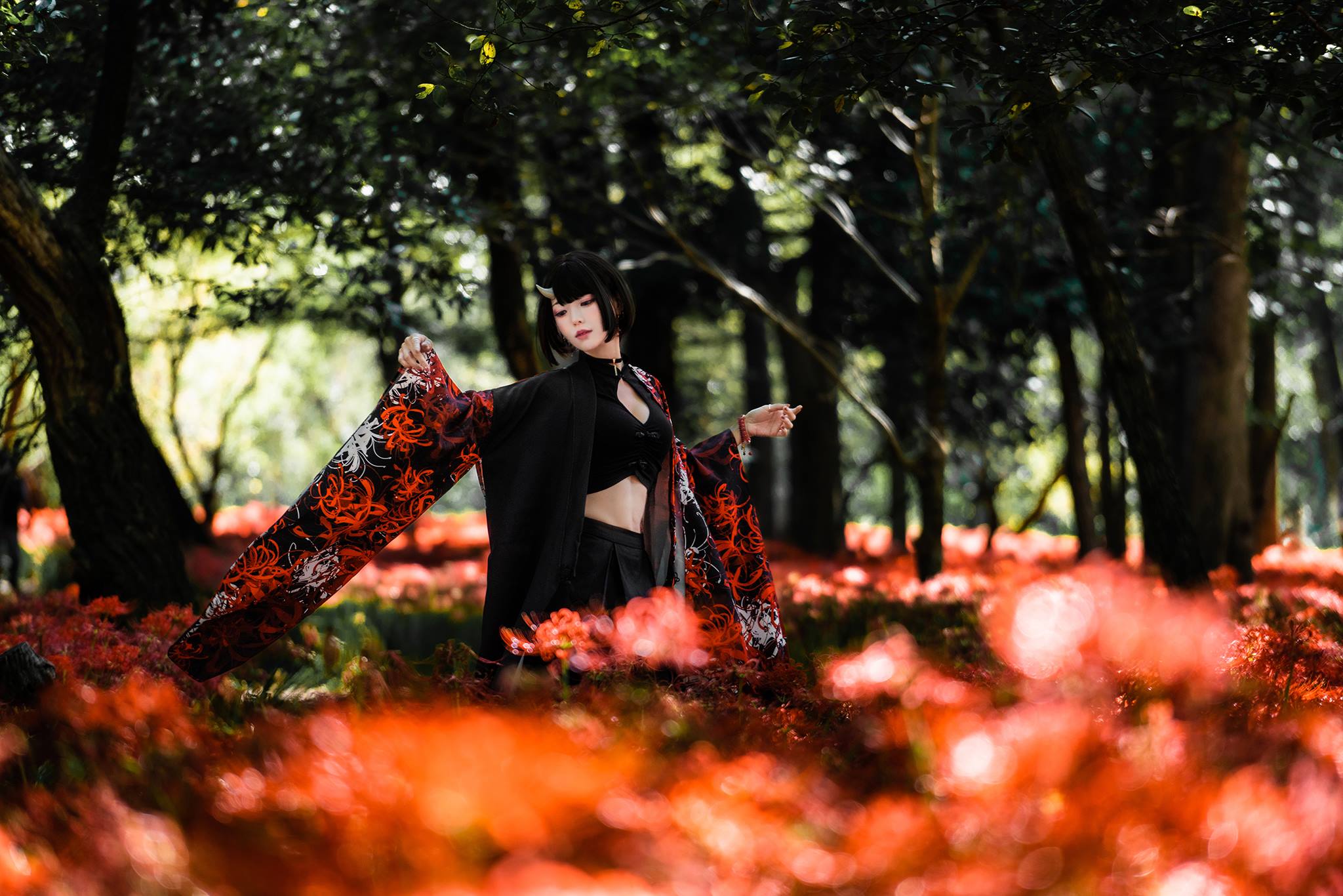 图片[11]-Ely_eee(ElyEE子) – Red Higanbana 殷紅彼岸[36P] – 速更版-美库