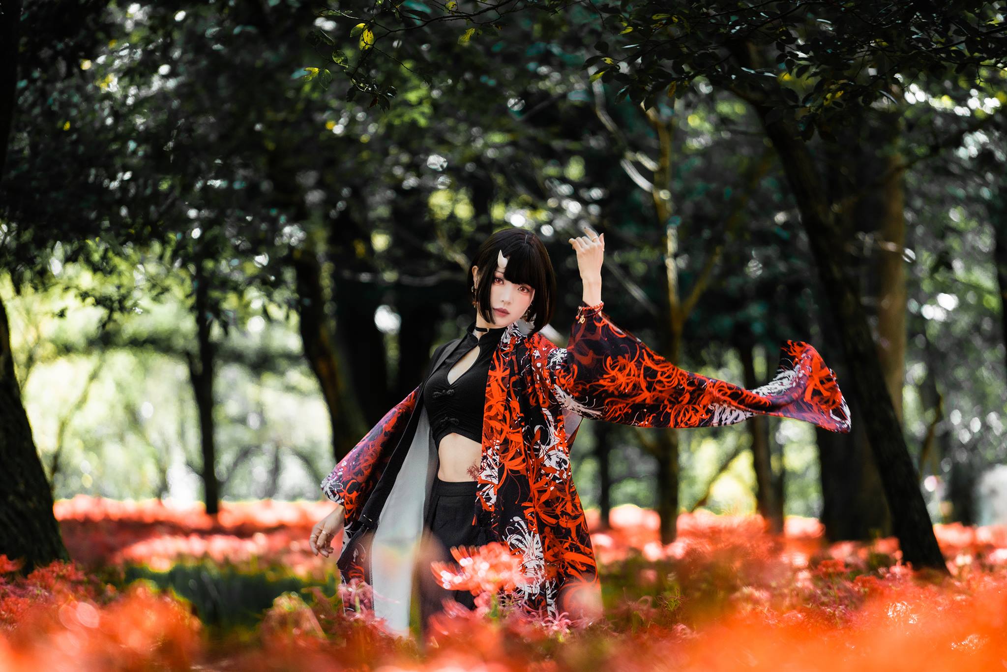 图片[12]-Ely_eee(ElyEE子) – Red Higanbana 殷紅彼岸[36P] – 速更版-美库