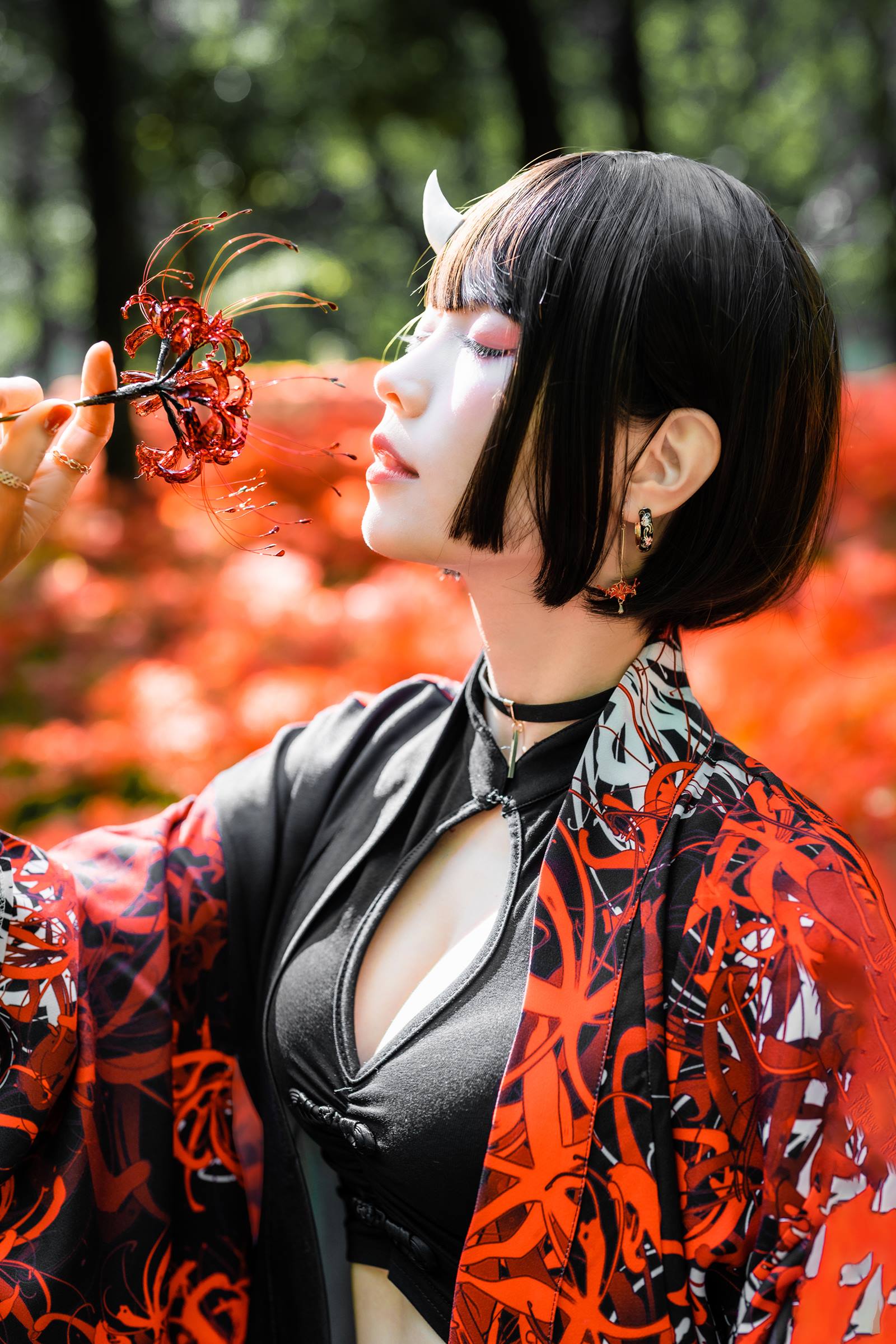 图片[16]-Ely_eee(ElyEE子) – Red Higanbana 殷紅彼岸[36P] – 速更版-美库