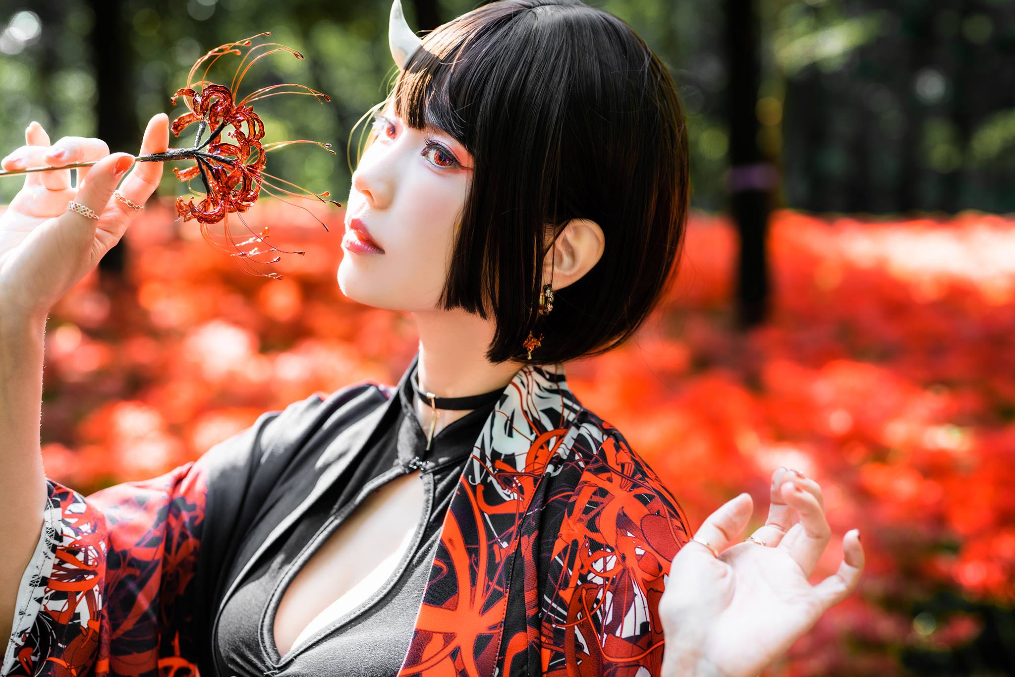 图片[17]-Ely_eee(ElyEE子) – Red Higanbana 殷紅彼岸[36P] – 速更版-美库