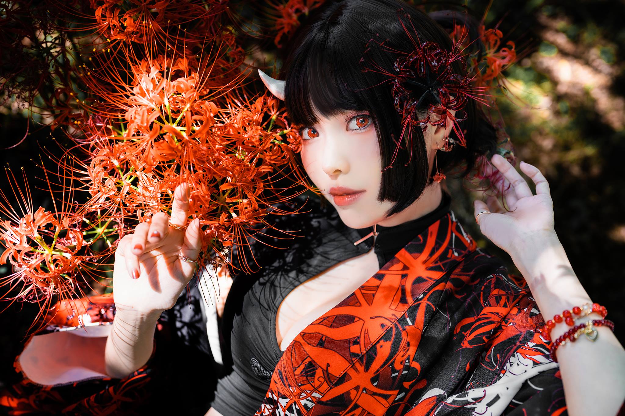 图片[30]-Ely_eee(ElyEE子) – Red Higanbana 殷紅彼岸[36P] – 速更版-美库