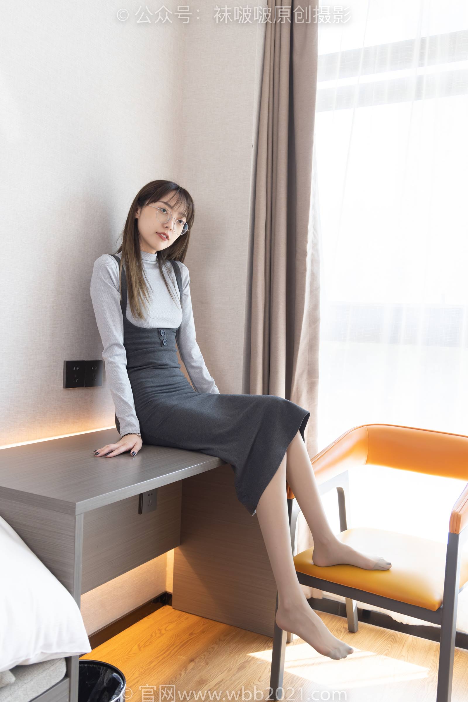 图片[26]-[BoBoSocks袜啵啵]NO.309 稚予-两双高跟鞋、灰丝、白丝、裸足、踩奶油蛋糕剧情[180P] – 速更版-美库