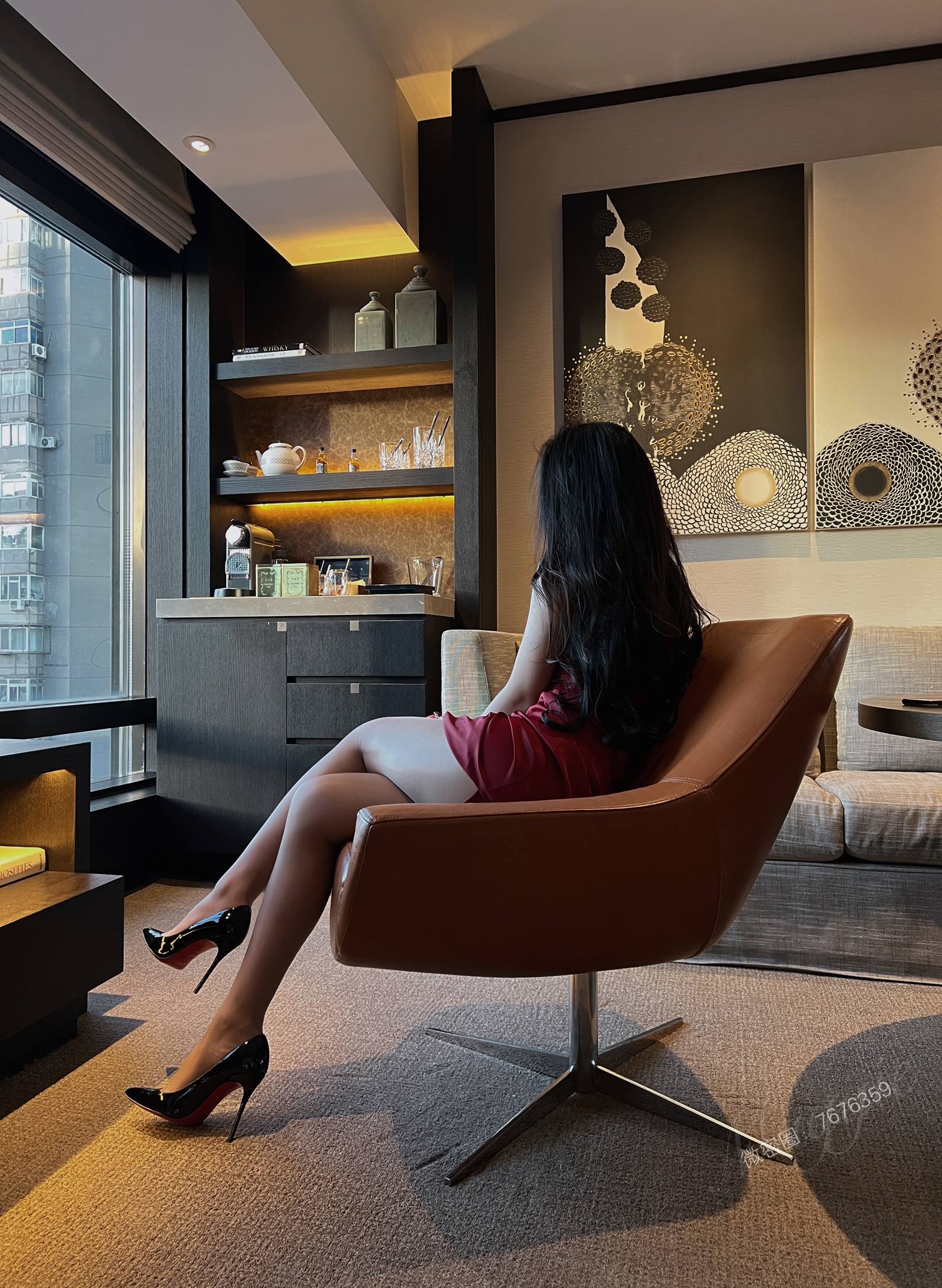 图片[41]-安乔乔儿(Nia乔乔)  茶色开裆丝[75P] – 速更版-美库