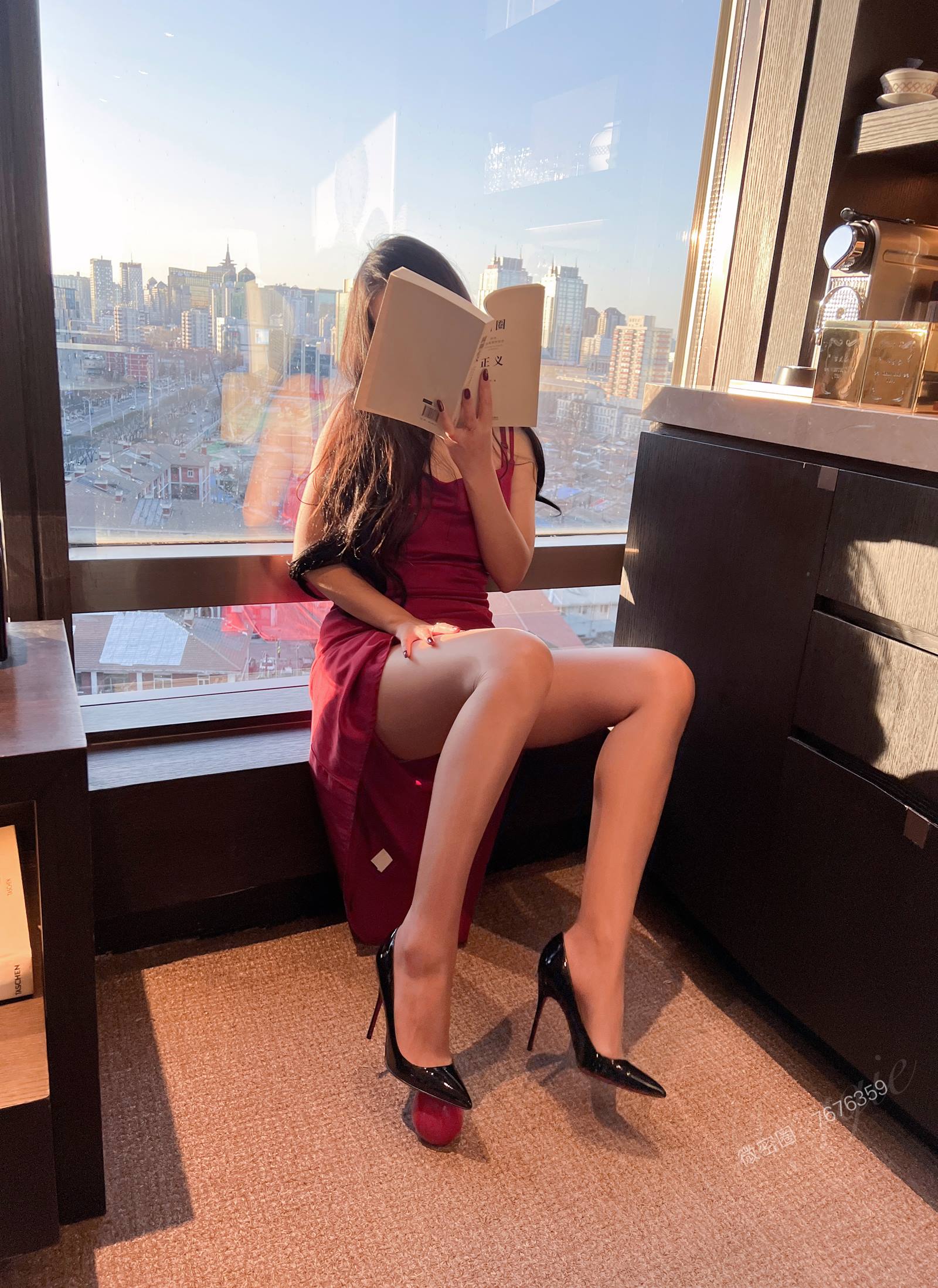 图片[57]-安乔乔儿(Nia乔乔)  茶色开裆丝[75P] – 速更版-美库