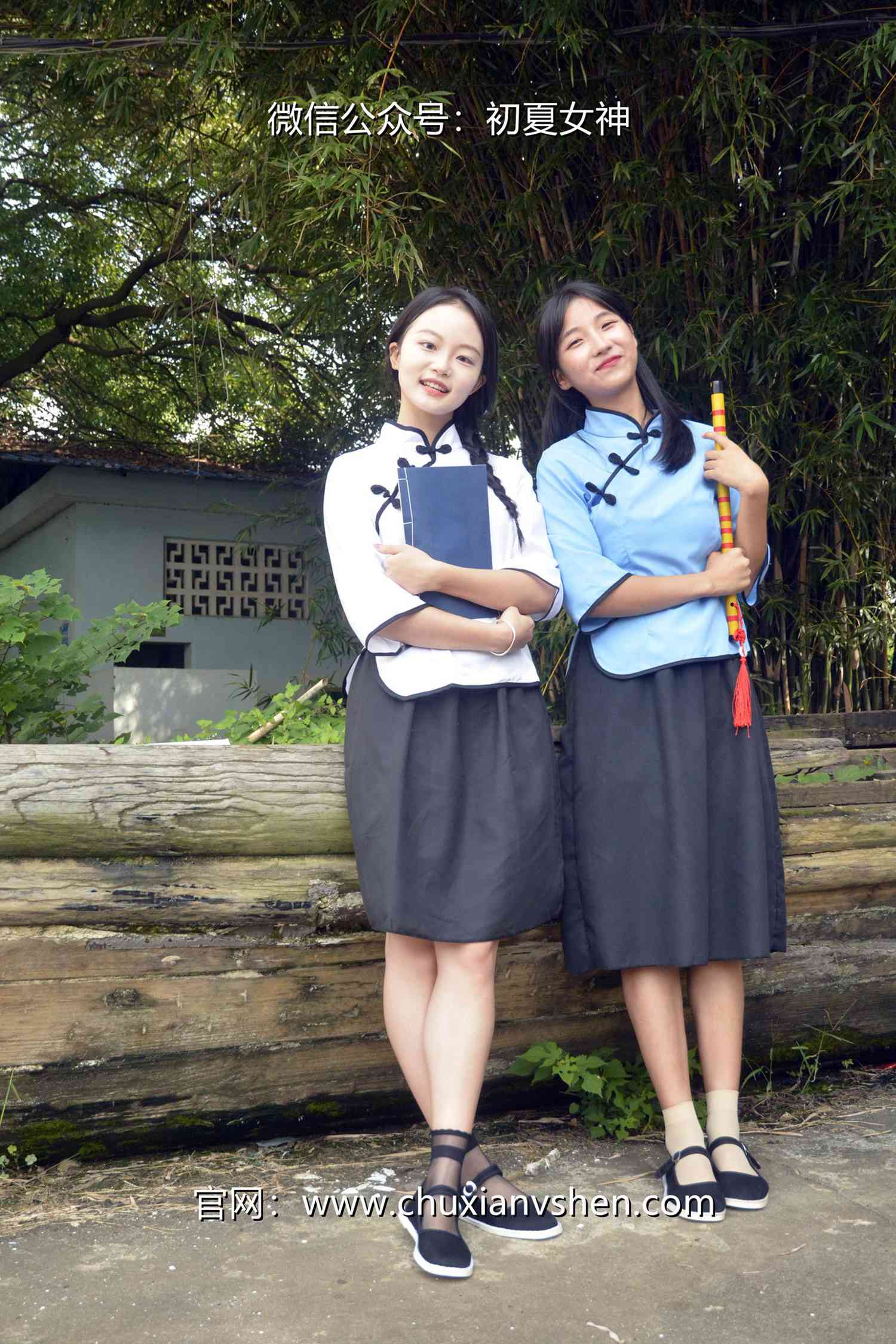 图片[12]-初夏女神 NO.087 点点、双双 民国姐妹[180P] – 速更版-美库
