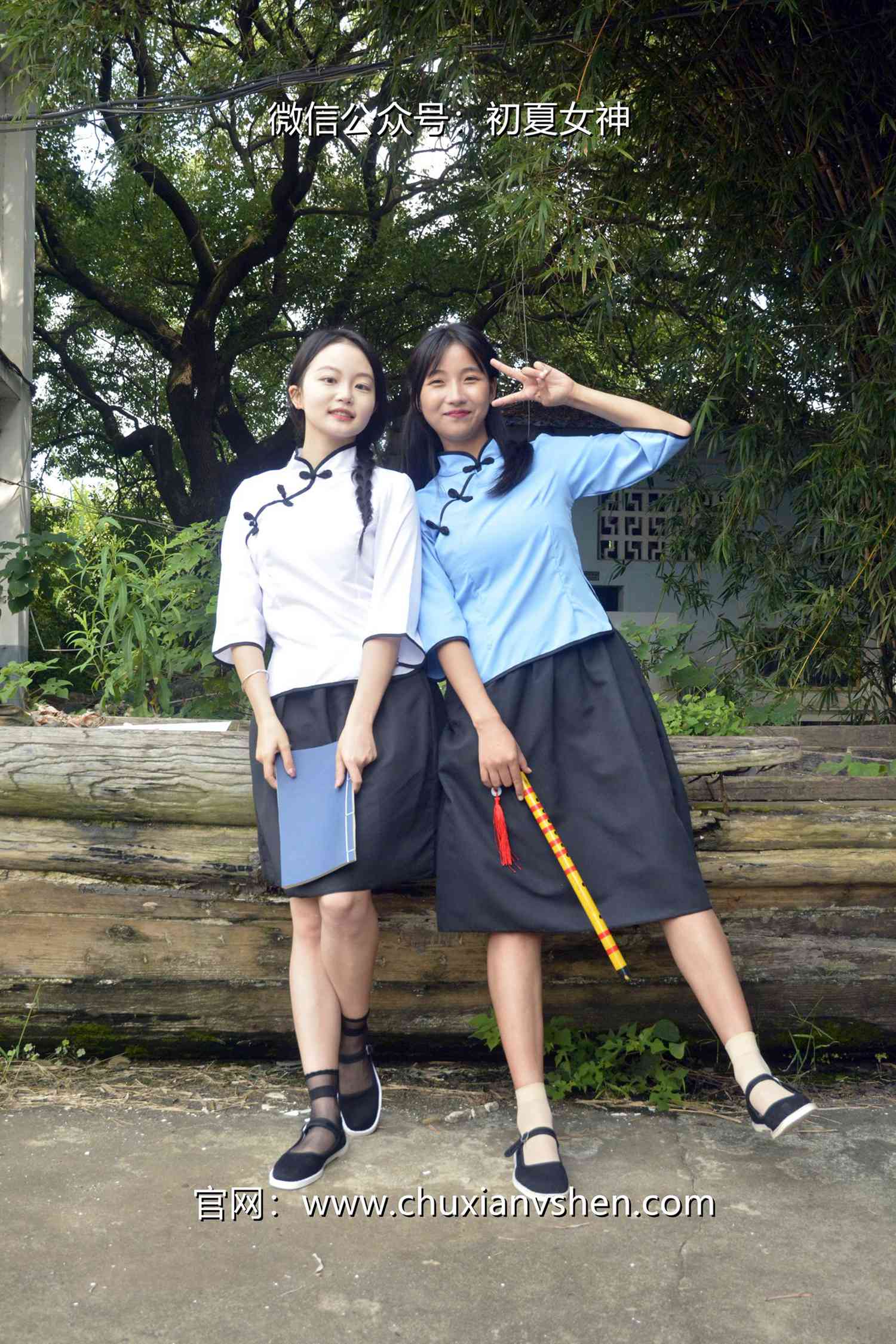 图片[14]-初夏女神 NO.087 点点、双双 民国姐妹[180P] – 速更版-美库
