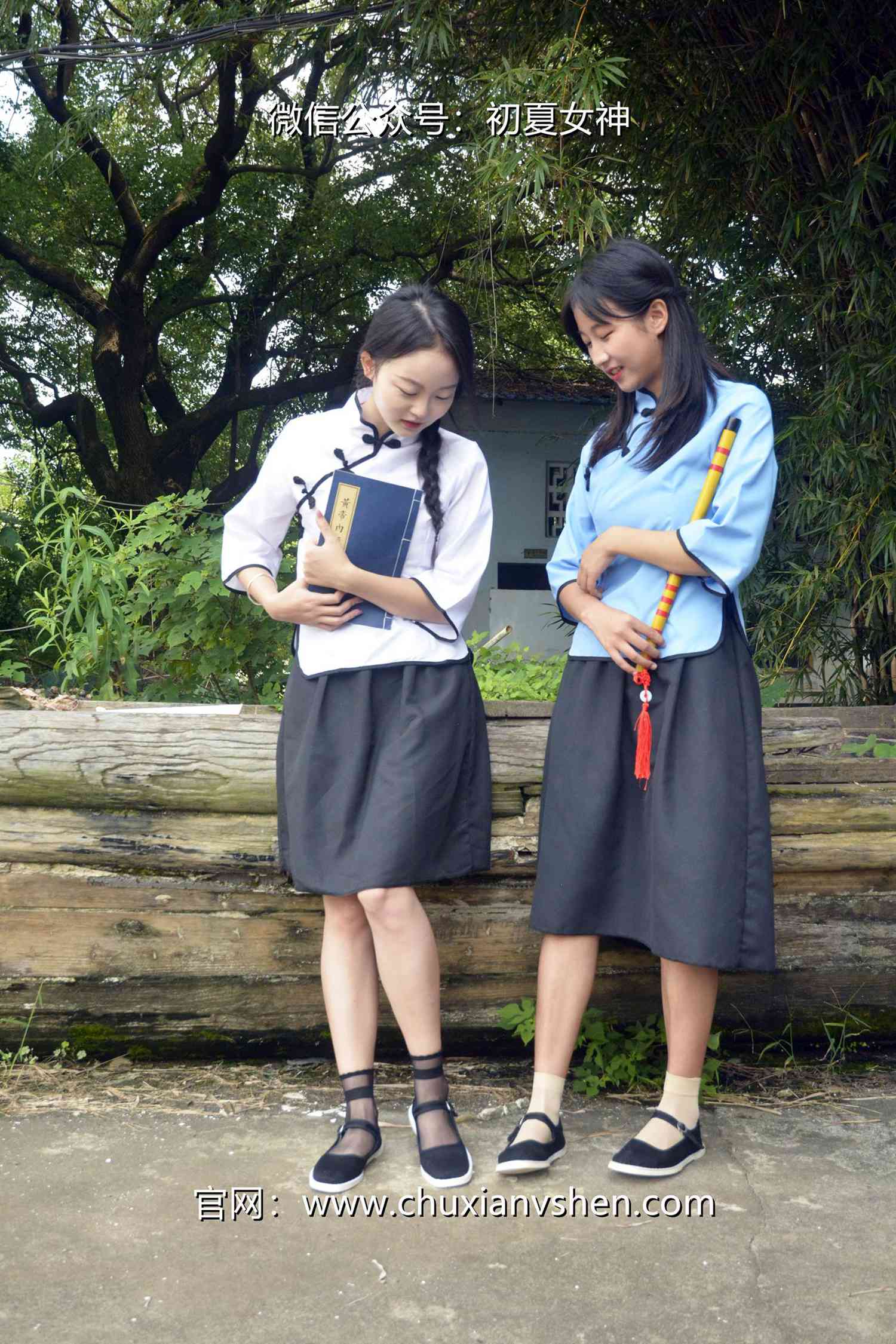 图片[15]-初夏女神 NO.087 点点、双双 民国姐妹[180P] – 速更版-美库