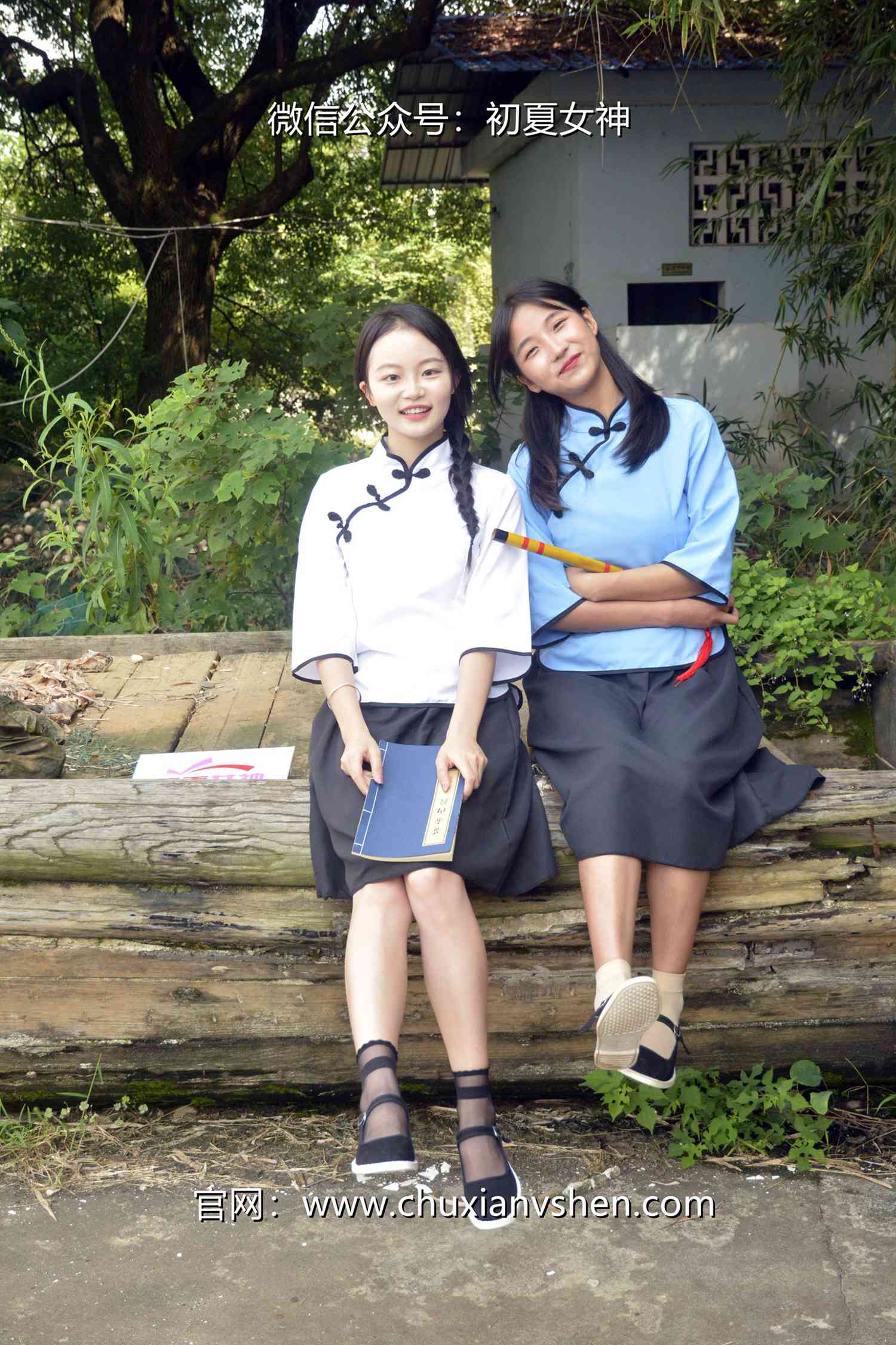 图片[17]-初夏女神 NO.087 点点、双双 民国姐妹[180P] – 速更版-美库