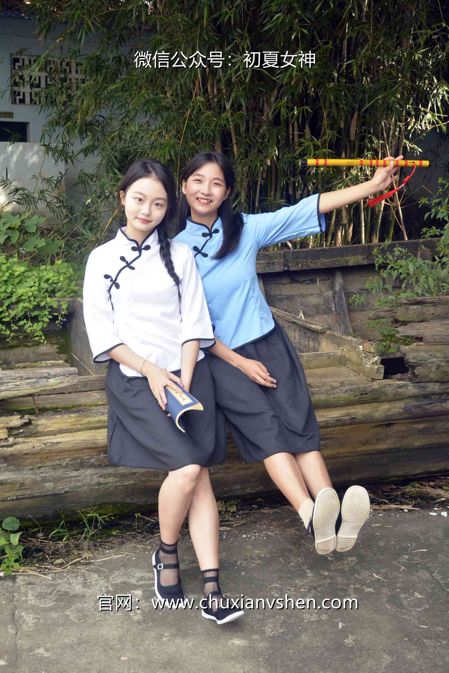 图片[22]-初夏女神 NO.087 点点、双双 民国姐妹[180P] – 速更版-美库