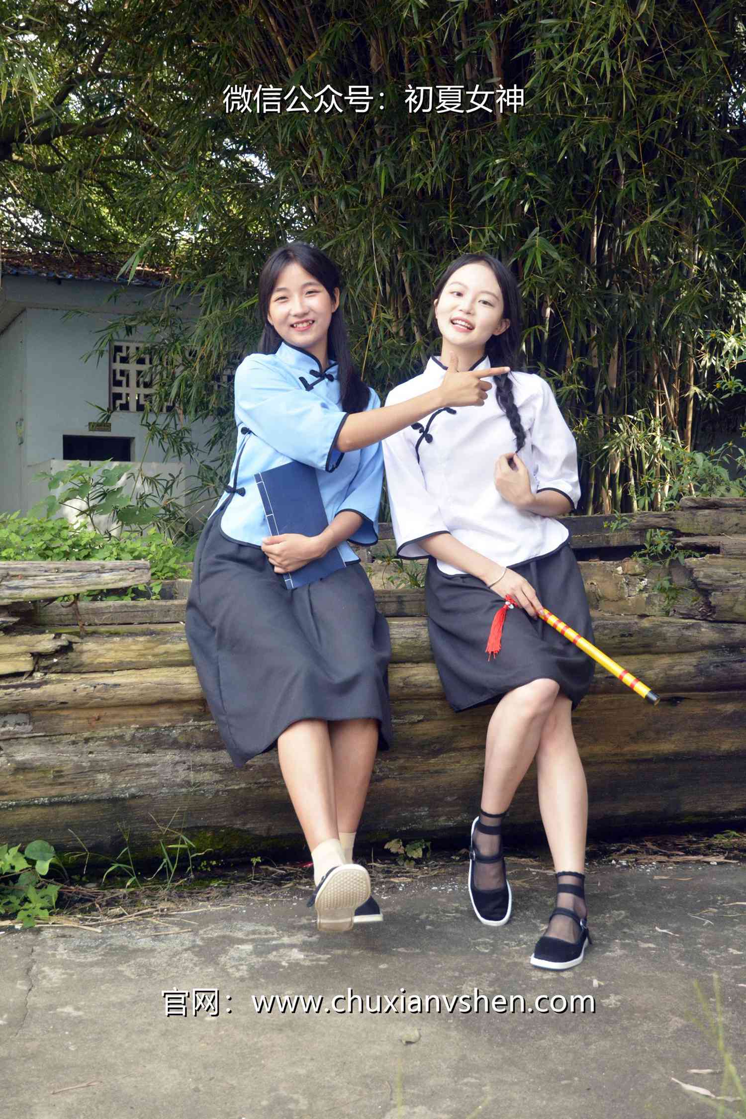 图片[28]-初夏女神 NO.087 点点、双双 民国姐妹[180P] – 速更版-美库