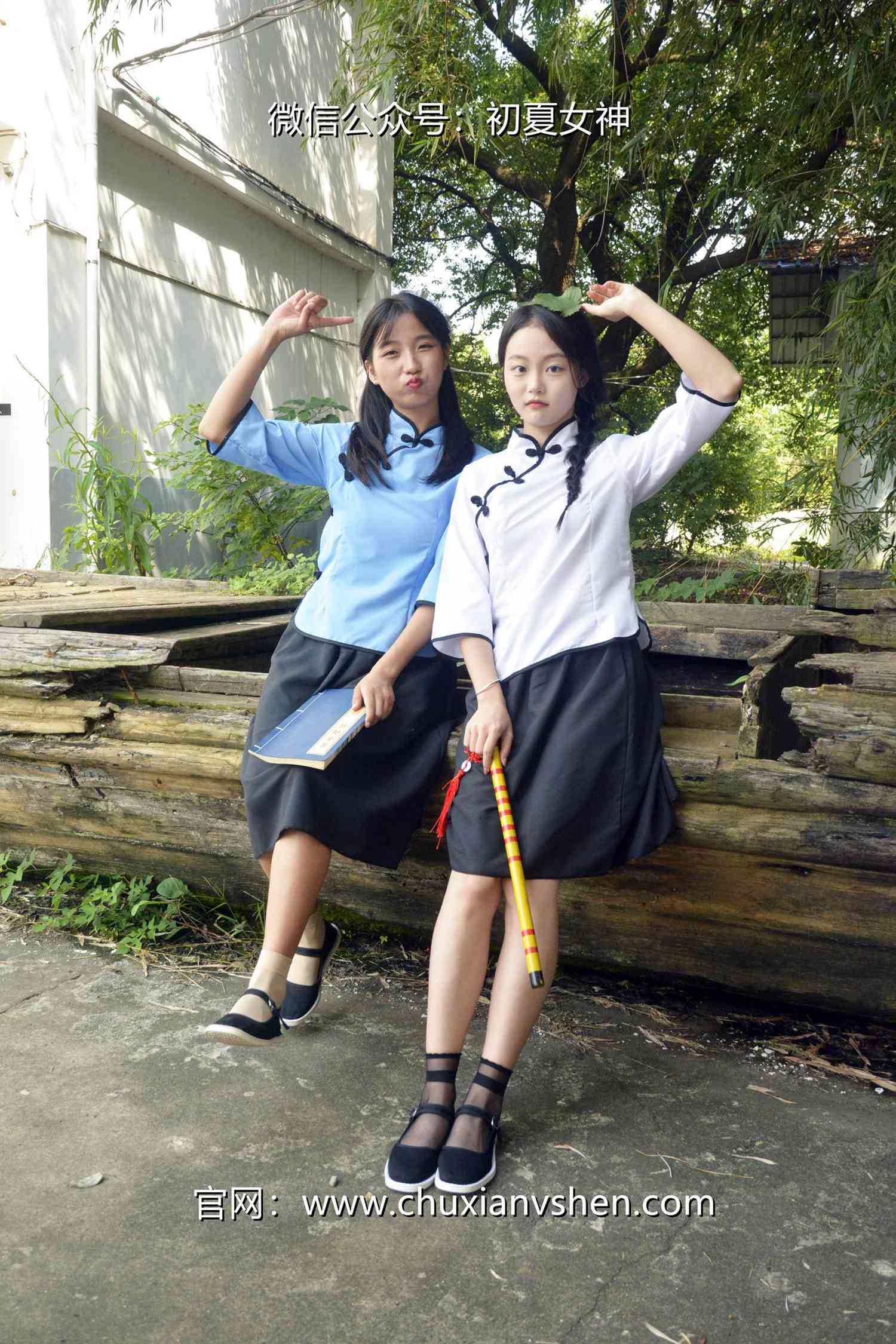 图片[32]-初夏女神 NO.087 点点、双双 民国姐妹[180P] – 速更版-美库