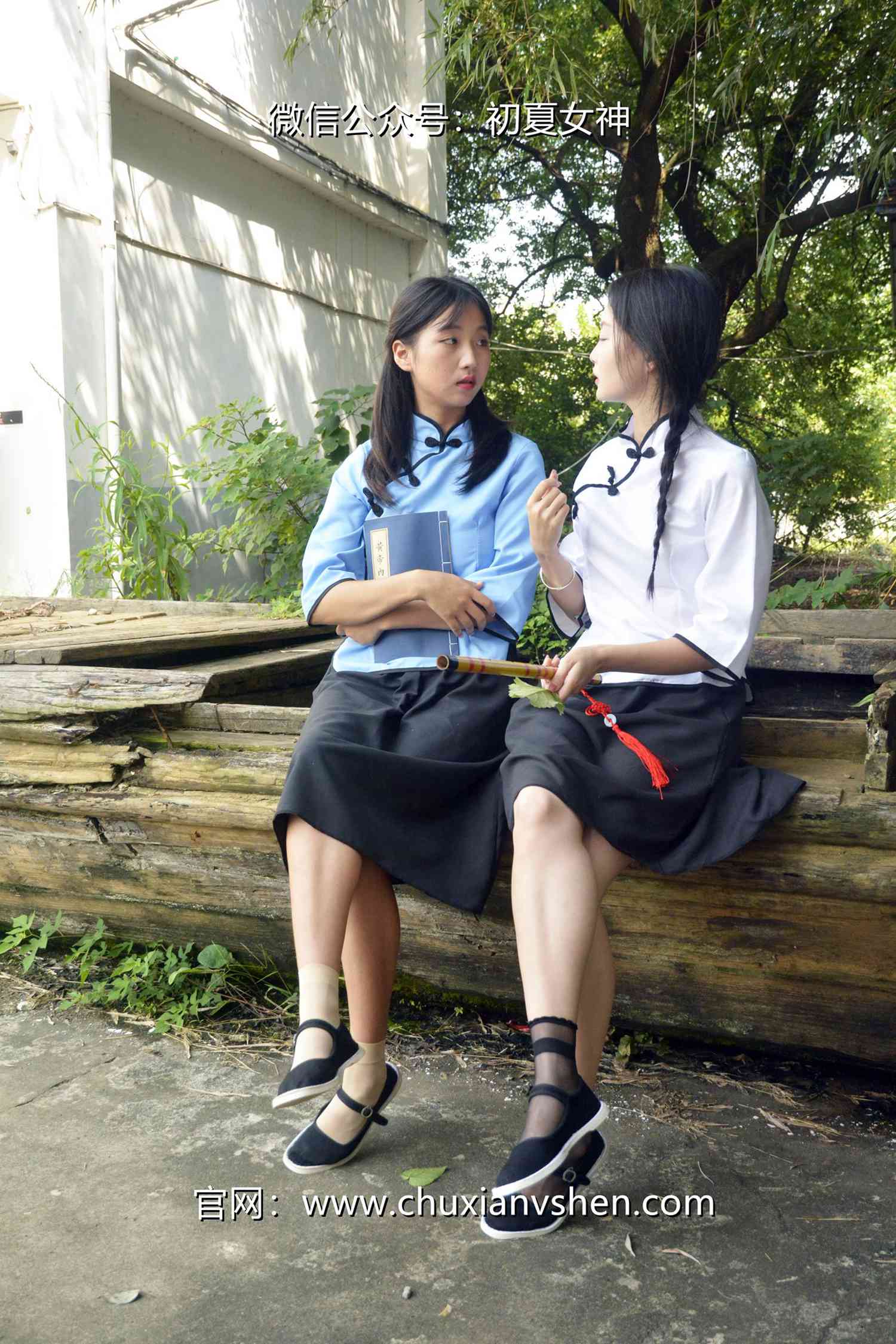 图片[33]-初夏女神 NO.087 点点、双双 民国姐妹[180P] – 速更版-美库