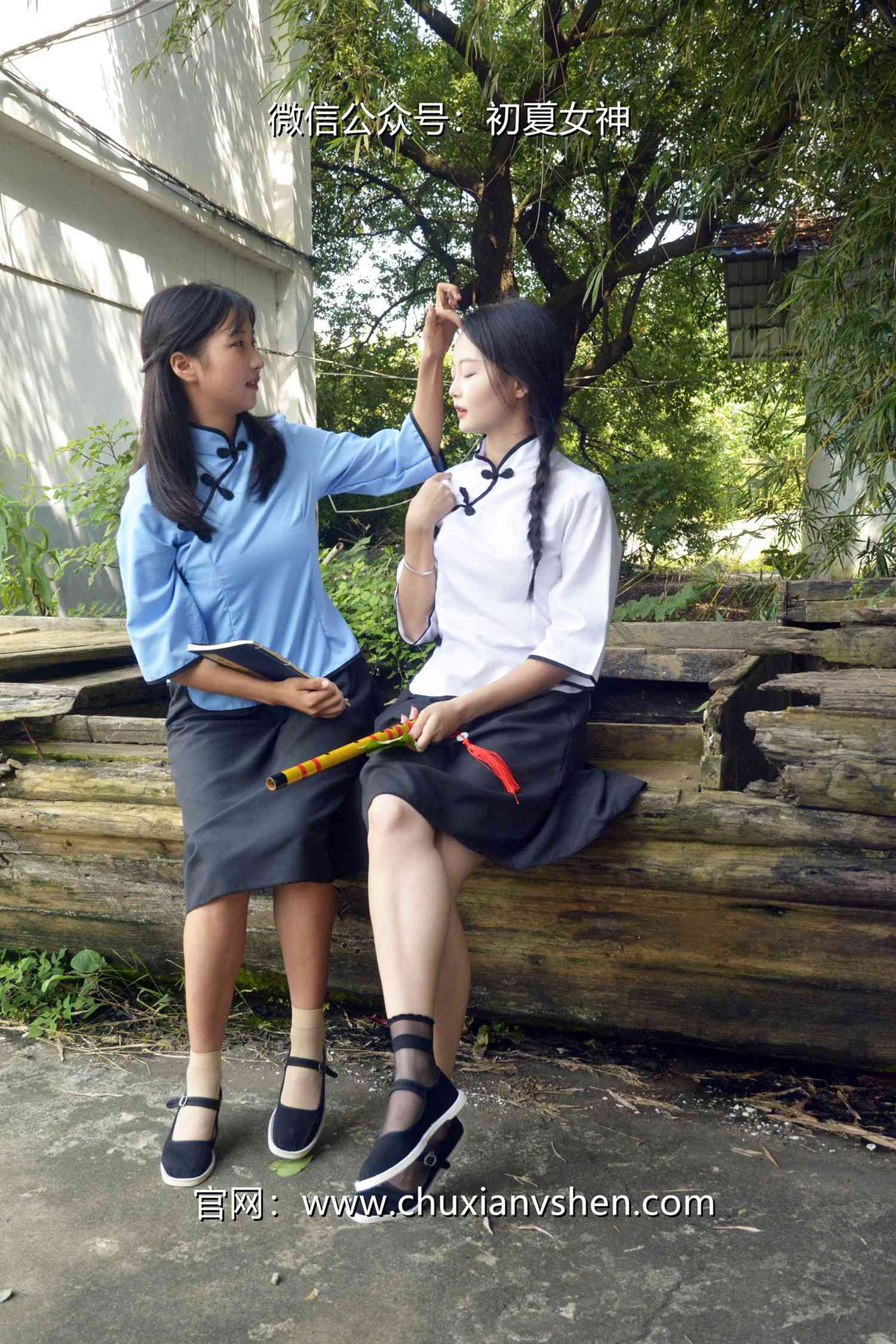 图片[34]-初夏女神 NO.087 点点、双双 民国姐妹[180P] – 速更版-美库